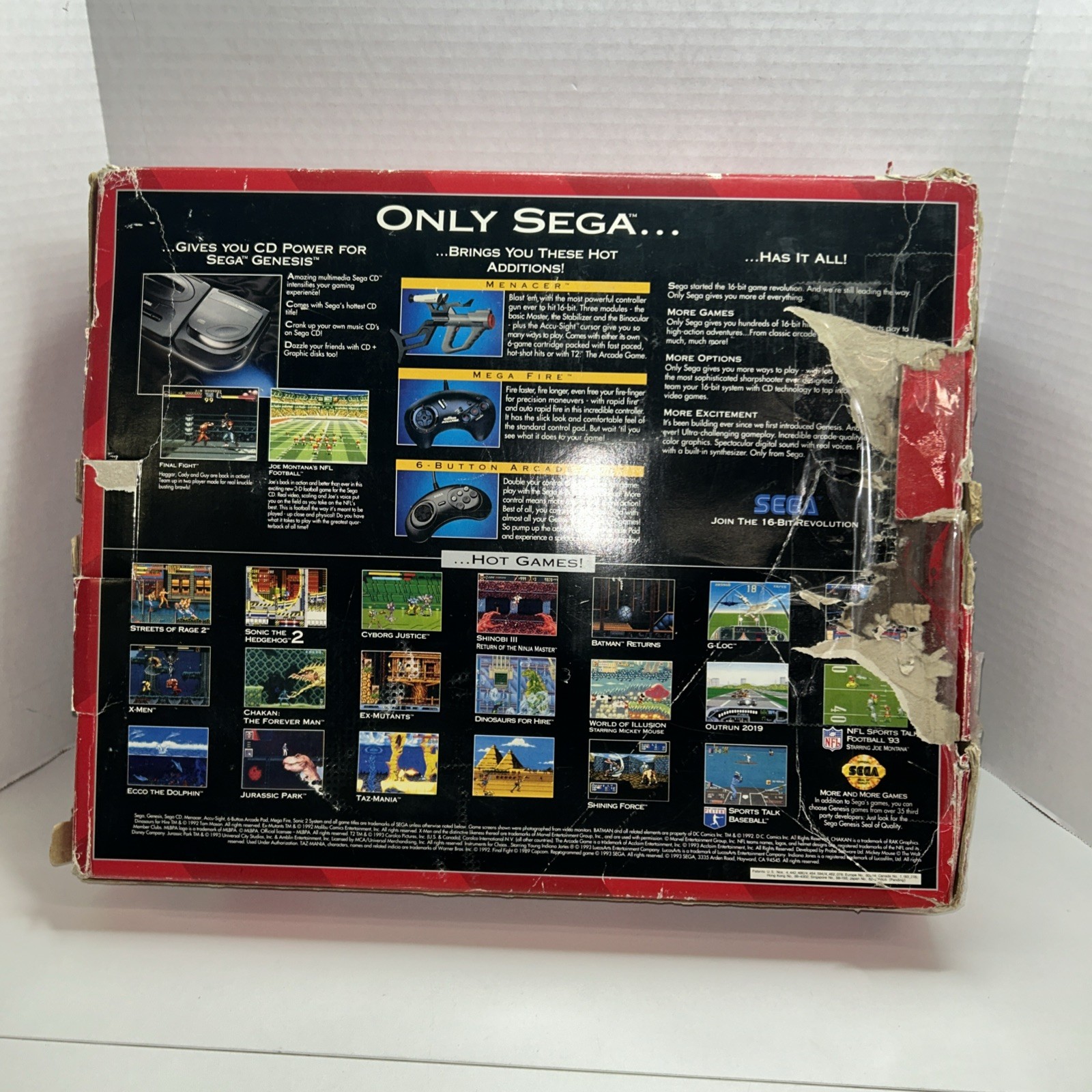 SEGA GENESIS MODEL 2 CONSOLE IN BOX – PLEASE READ