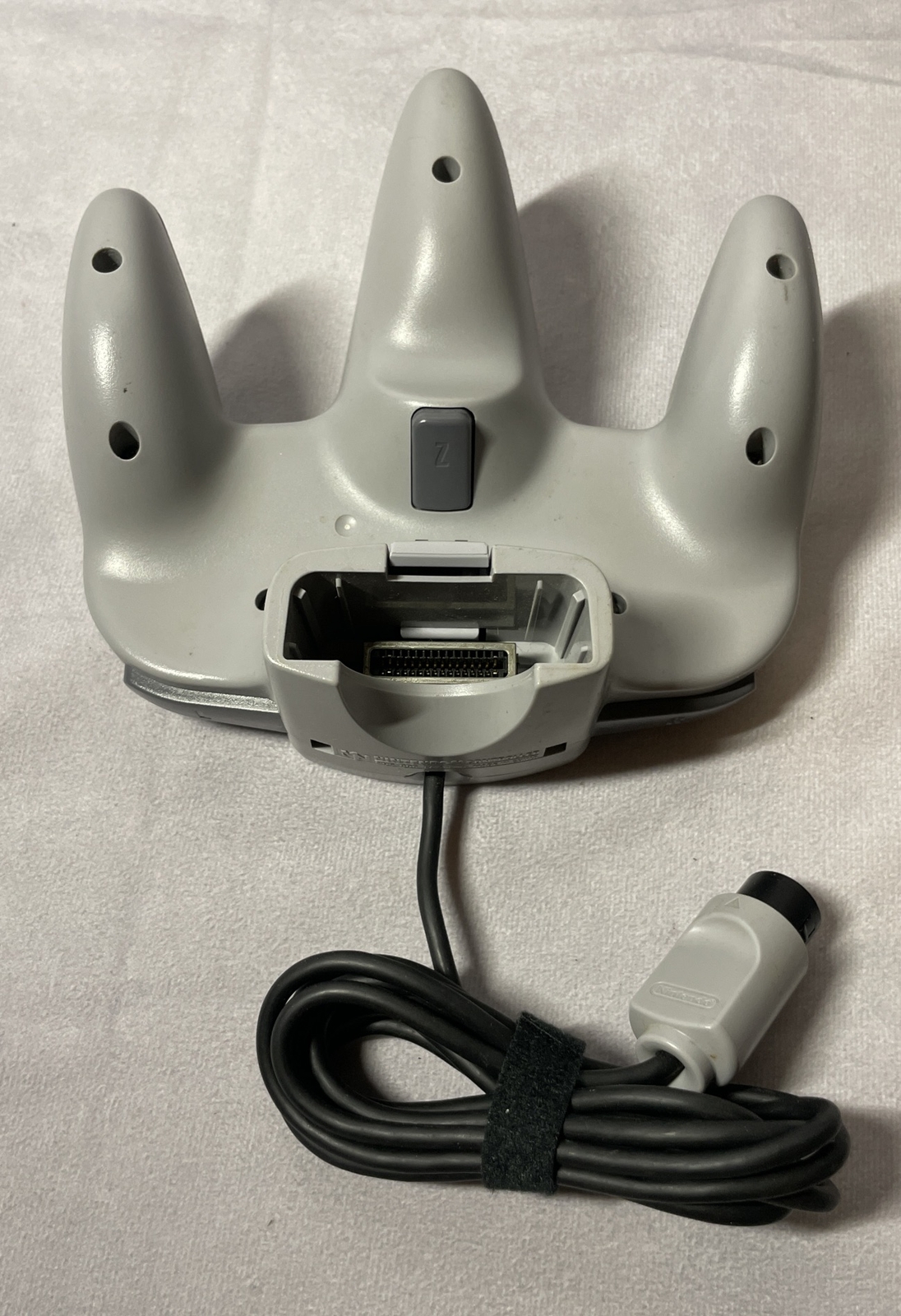Nintendo 64 N64 Console Charcoal Grey w/ Controller & 3D Printed Display Stand