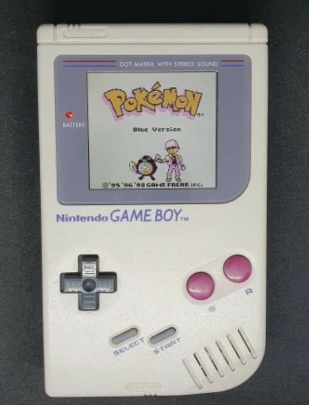 Restored Original Nintendo DMG-01 GameBoy W/ IPS v4 Backlit LCD Screen Game Boy