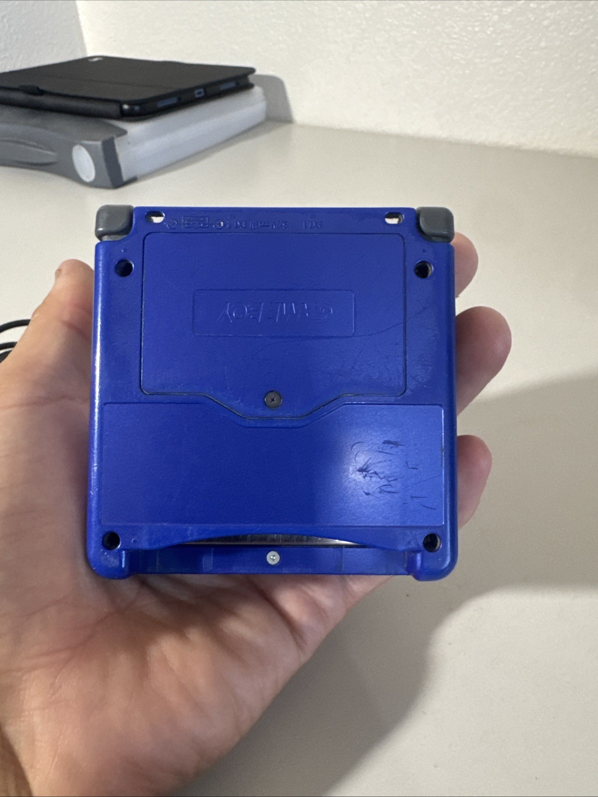 Nintendo Gameboy Advance SP Handheld System Console Blue W/ OG Charger TESTED