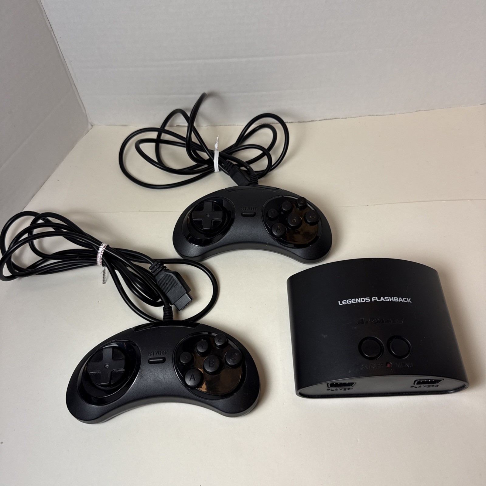 AtGames Legends Flashback Mini Game Console PlugPlay 2 Controllers No Power Cord