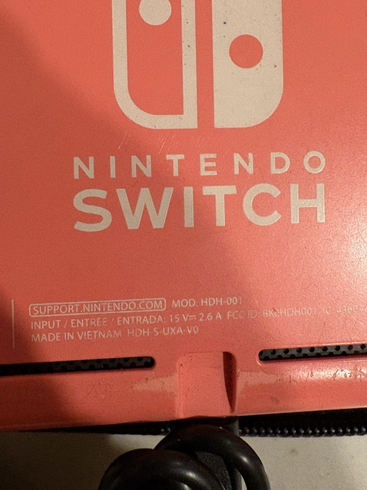 Nintendo Switch Lite HDH-001 32 GB Console -Coral- w/Charger, Travel Case “READ”