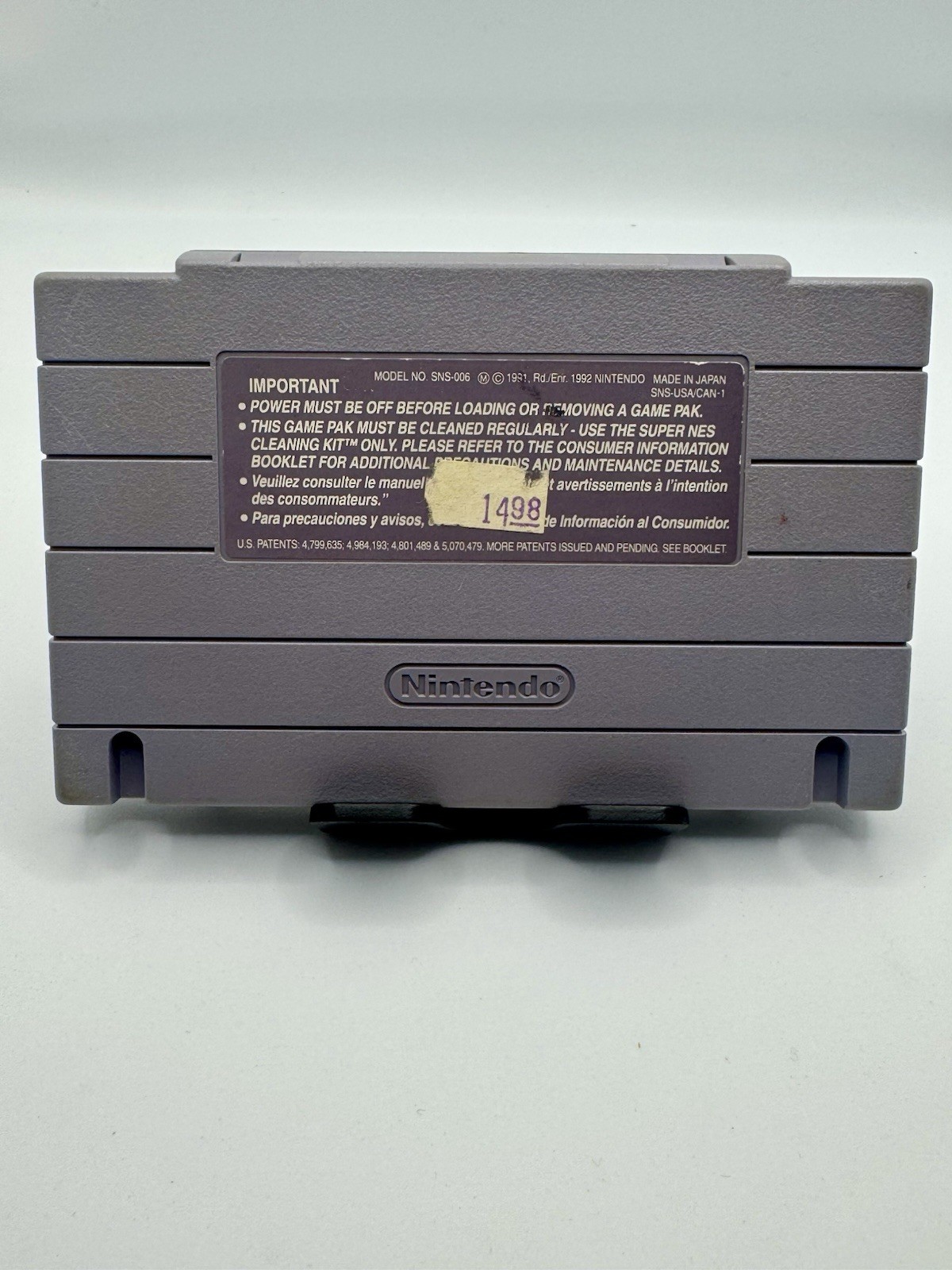 Nintendo SNES Console with Controller and 3 Games Street Fighter Turbo SNS-001