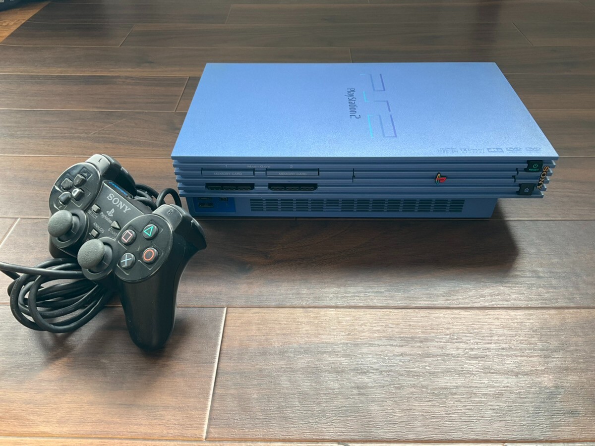 Sony PlayStation 2 PS2 Console only SCPH 39000 TB Toys Blue turquoise japan Used