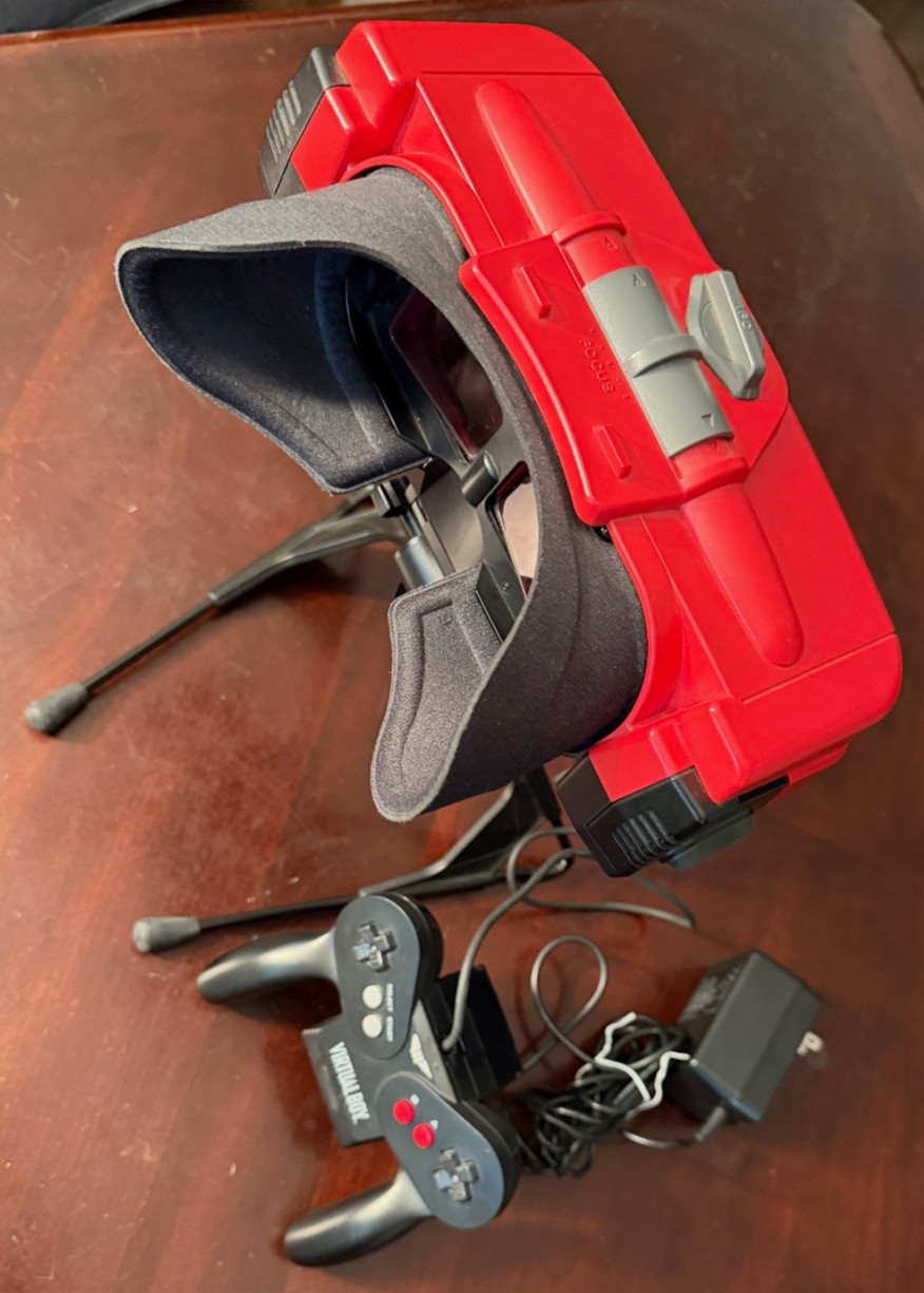 Nintendo Virtual Boy Console CIB w/AC Adapter, 5 games, Near Mint Cond
