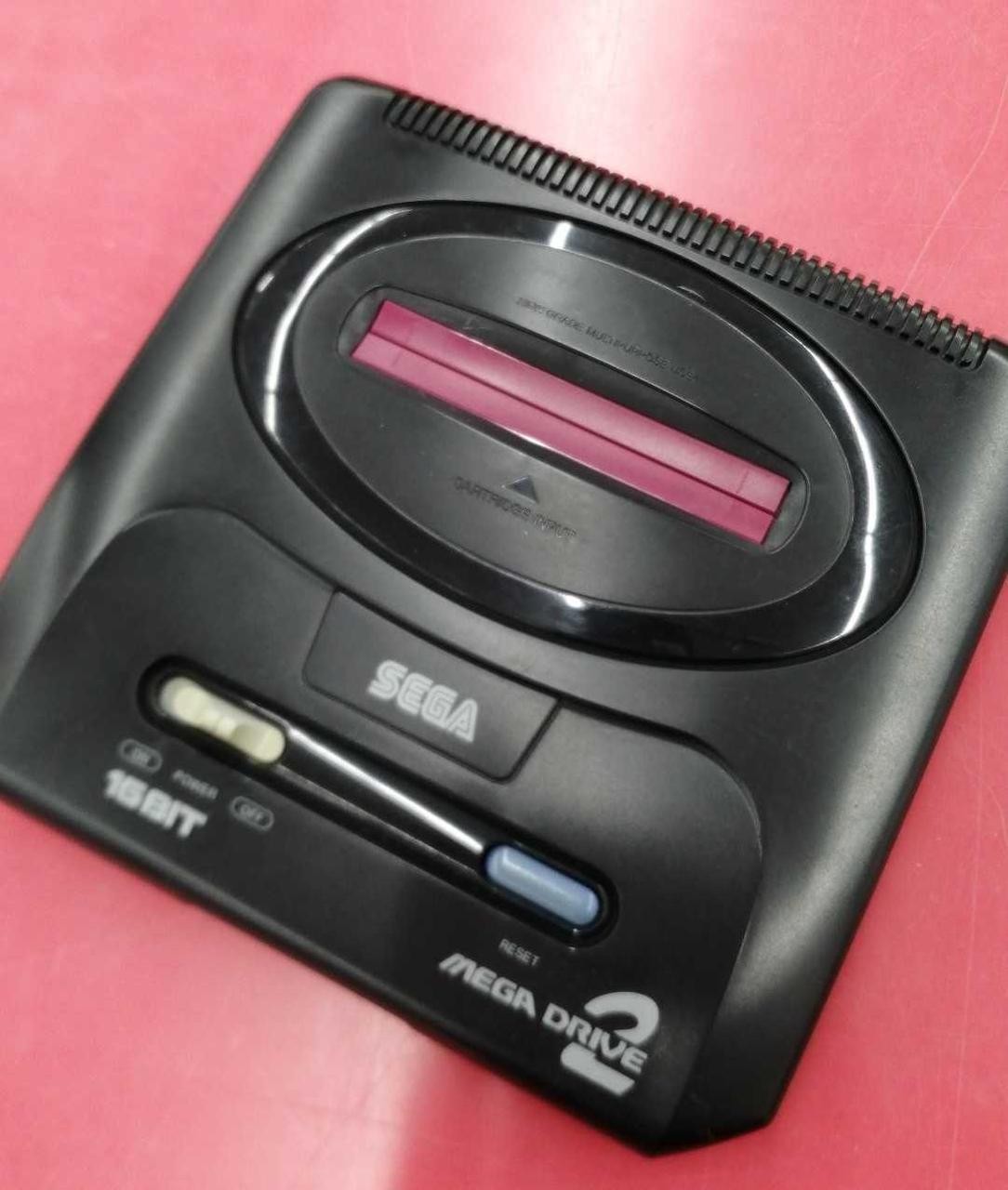 SEGA Mega Drive + Mega CD 2 Console system HAA-2510 / HAA-2912 Tested Japan Good