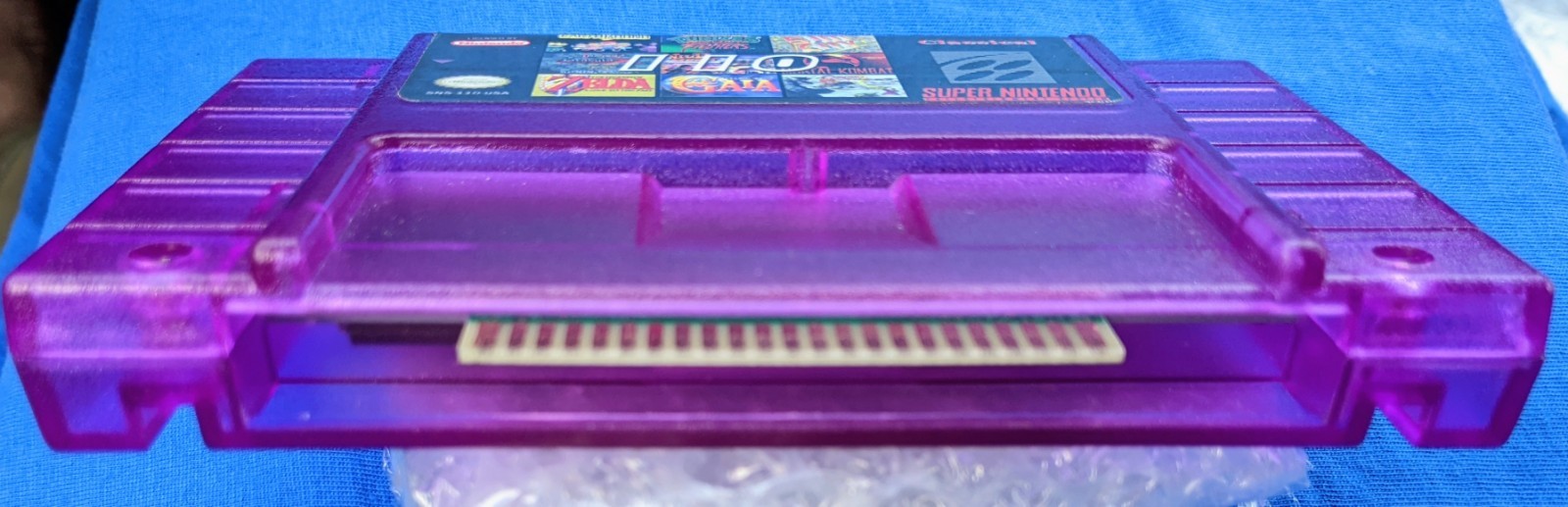 110 in 1 Classical Multi- Game Cartridge for Super Nintendo SNES Tested Works