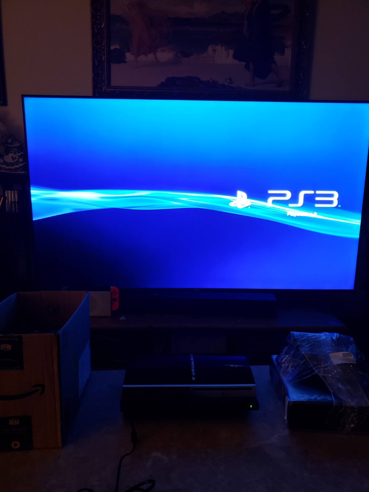 Sony PlayStation 3 Black Model CECHH01 PS3 Console W/controller