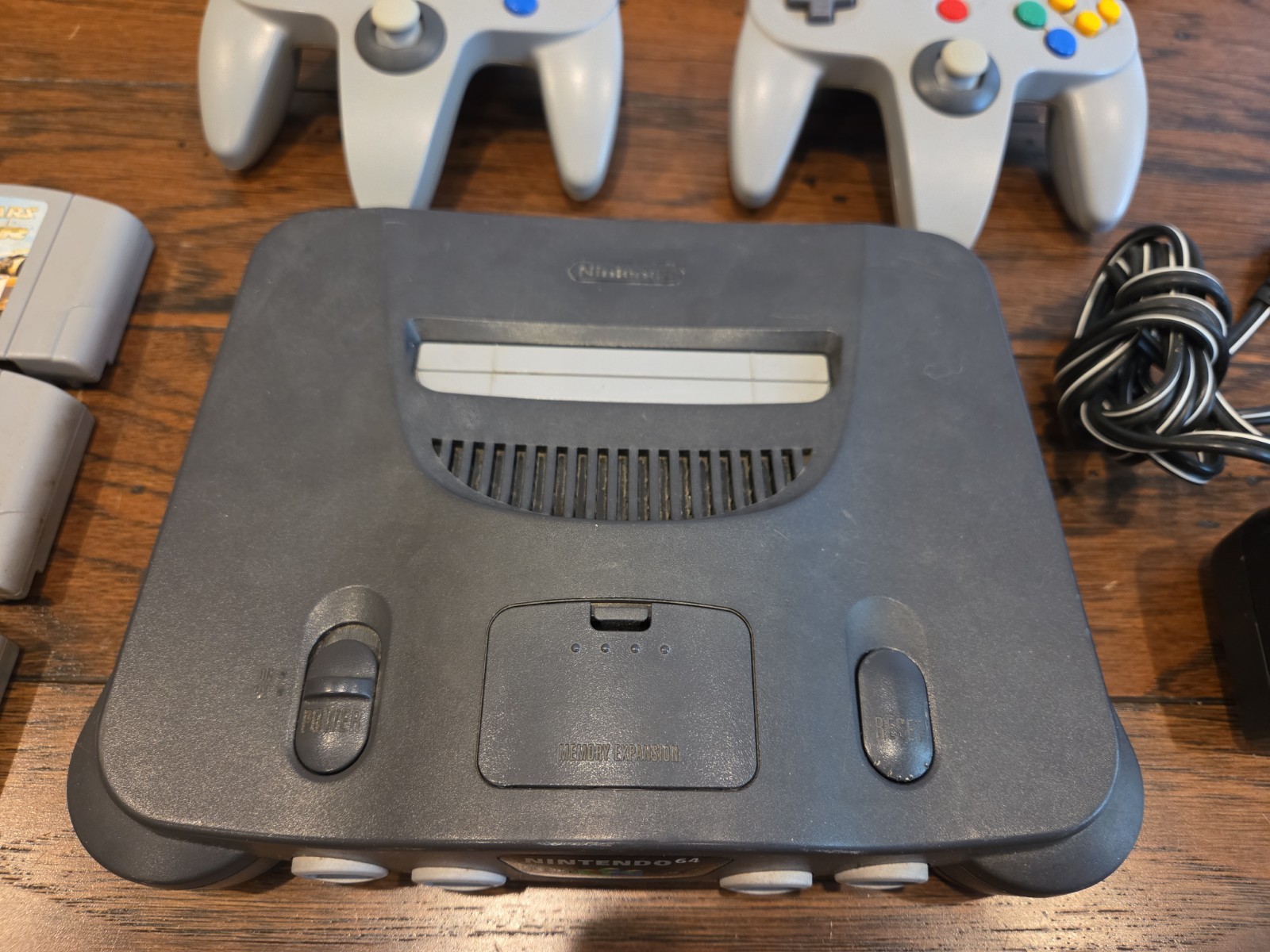 Nintendo 64 N64 Console + 6 Games & 2 Controllers Mario, Star Wars, 007 Goldeney