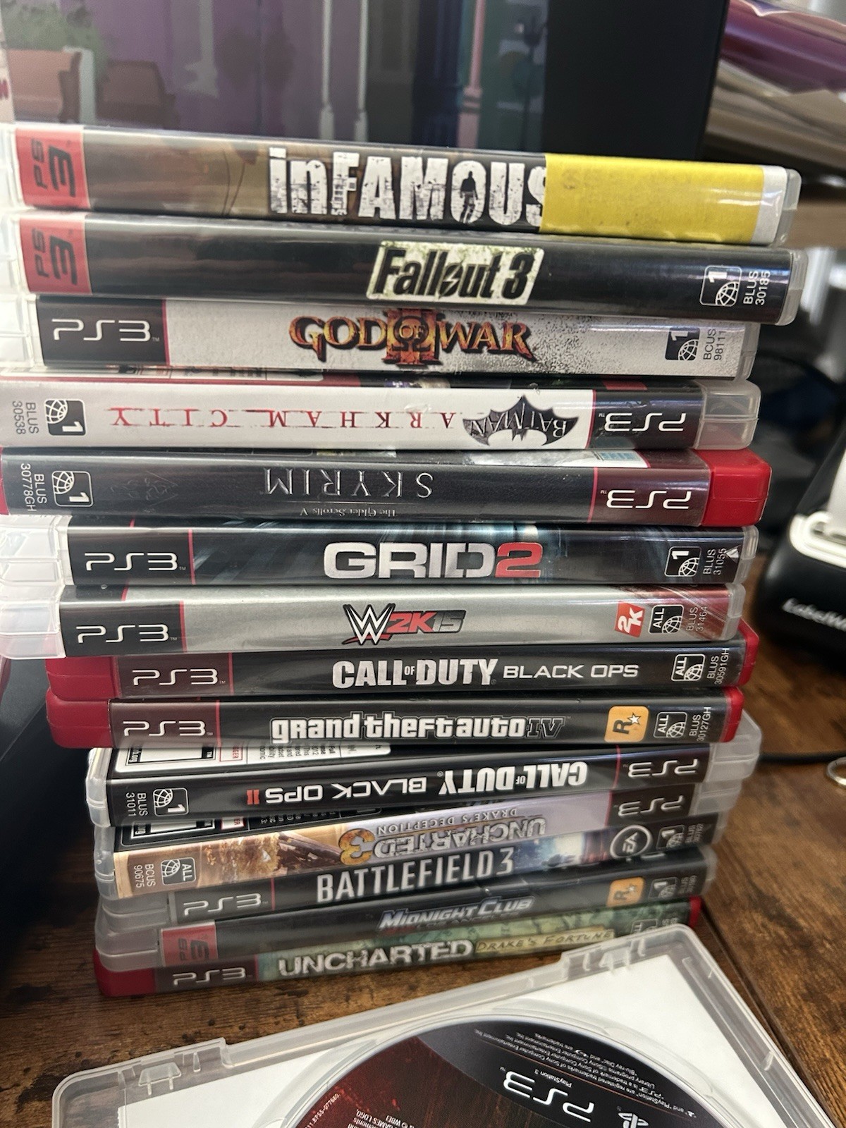 Sony PlayStation 3 Console PS3 Bundle With 30 Games And 2 Controllers Tested