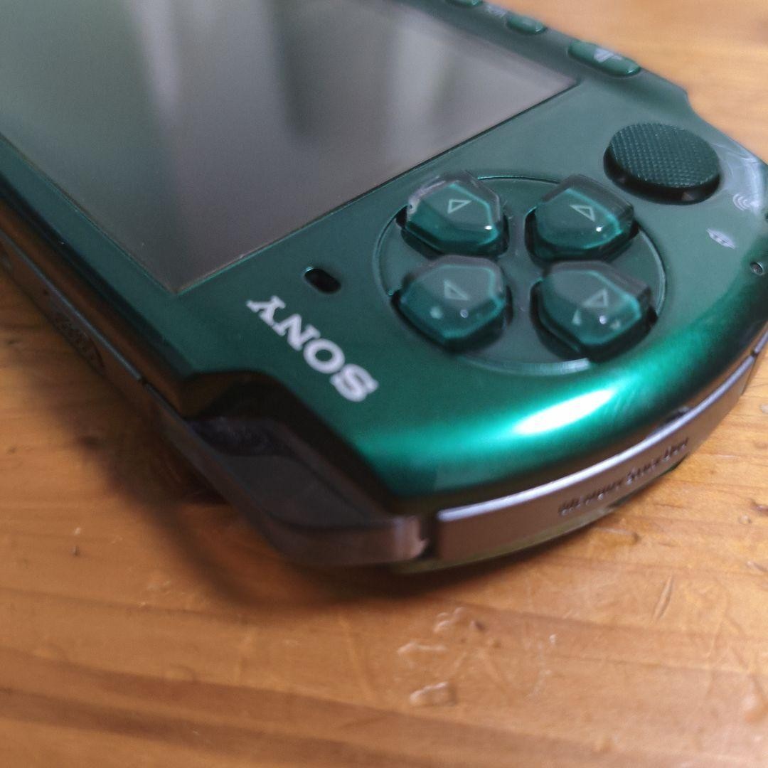 Near Mint Sony PSP-3000 Console Green Rare Color Region free