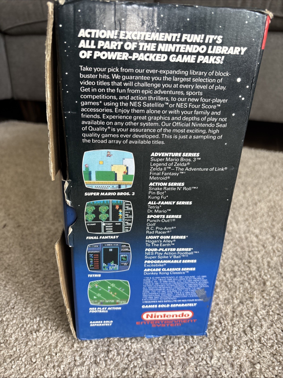 New Nintendo NES Action Set Home Console – White/Gray