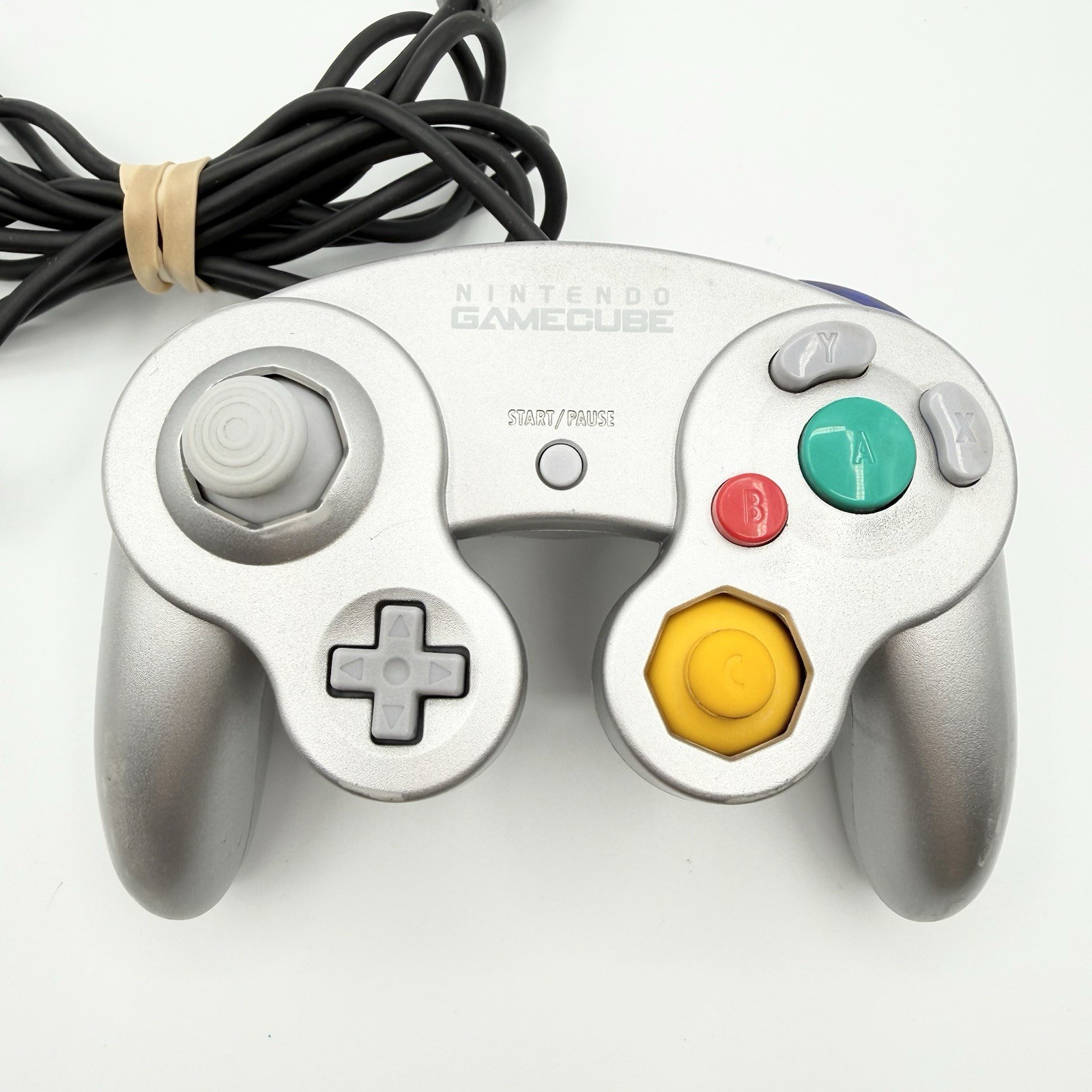 Nintendo GameCube DOL-101 Silver Console Bundle Controllers Cords Tested *READ*