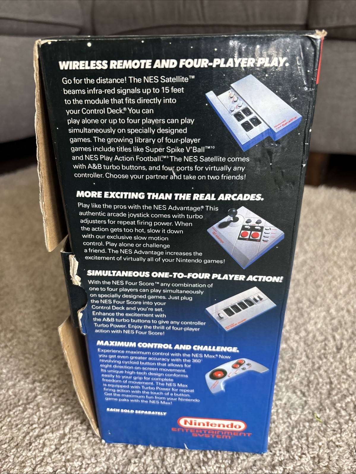 New Nintendo NES Action Set Home Console – White/Gray