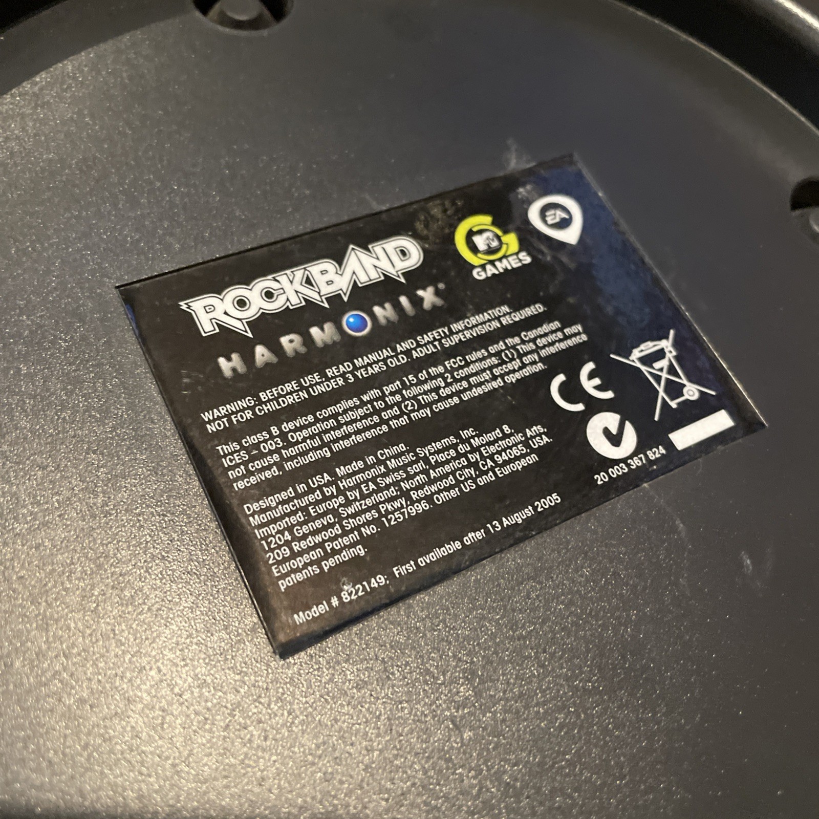 Harmonix Rock Band Wired Drum Base 822149 for Microsoft Xbox 360(TOP ONLY)