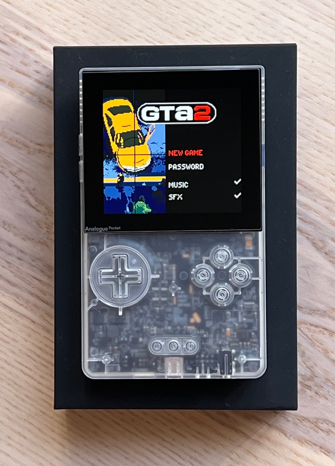 Analogue Pocket Transparent Clear Limited Edition – Complete in Box!