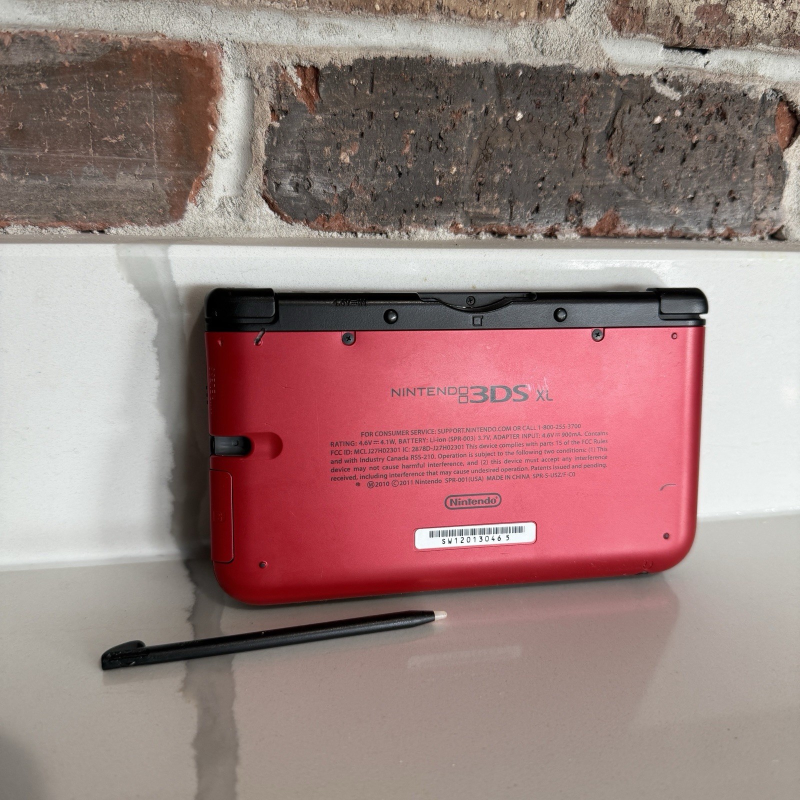 Nintendo 3DS XL Handheld Console – Red / Black (Model SPR-001) Authentic