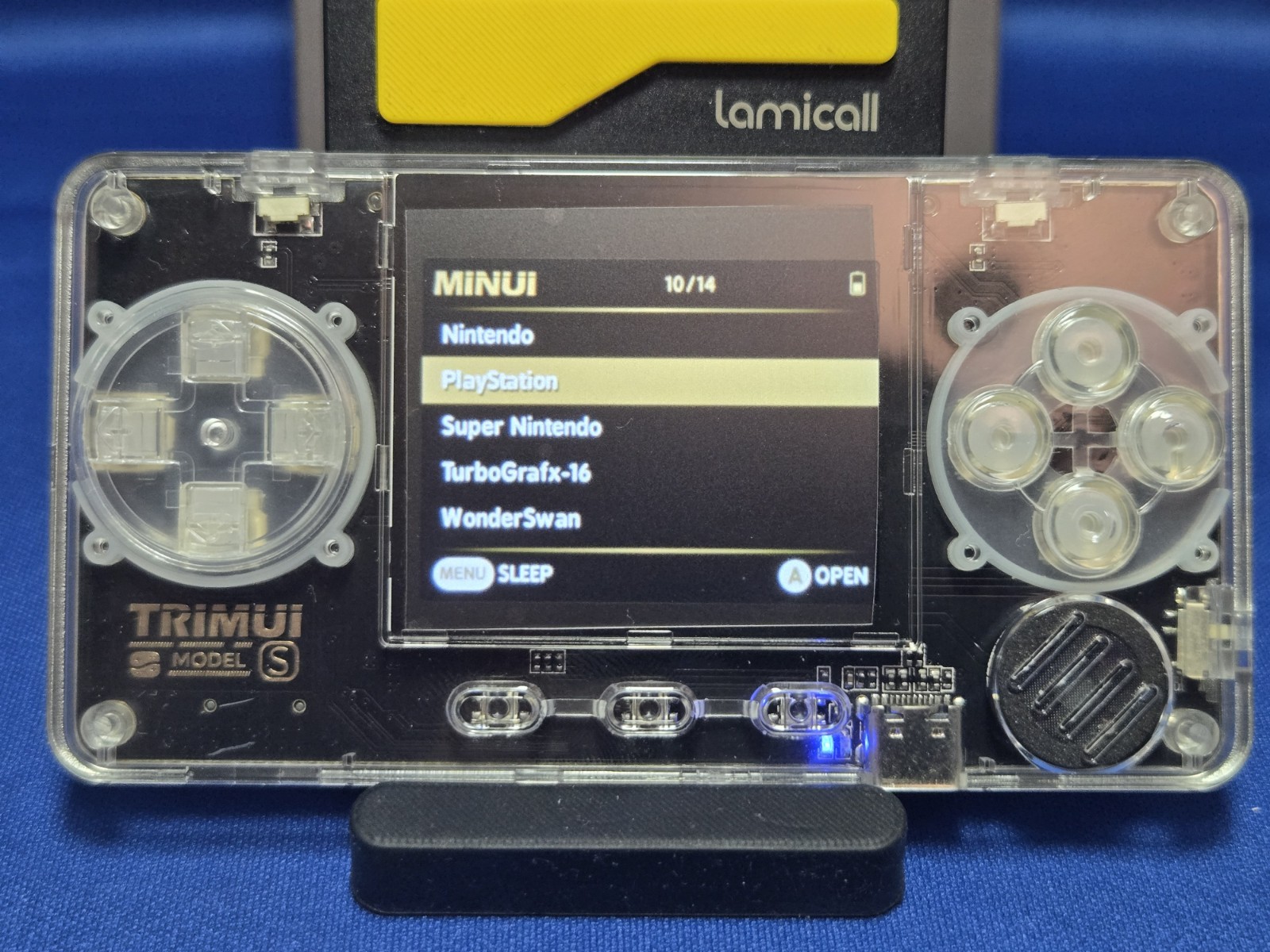 Trimui Model S Pocket Games Player – POWKIDDY A66 – Minui OS 32GB Micro SD