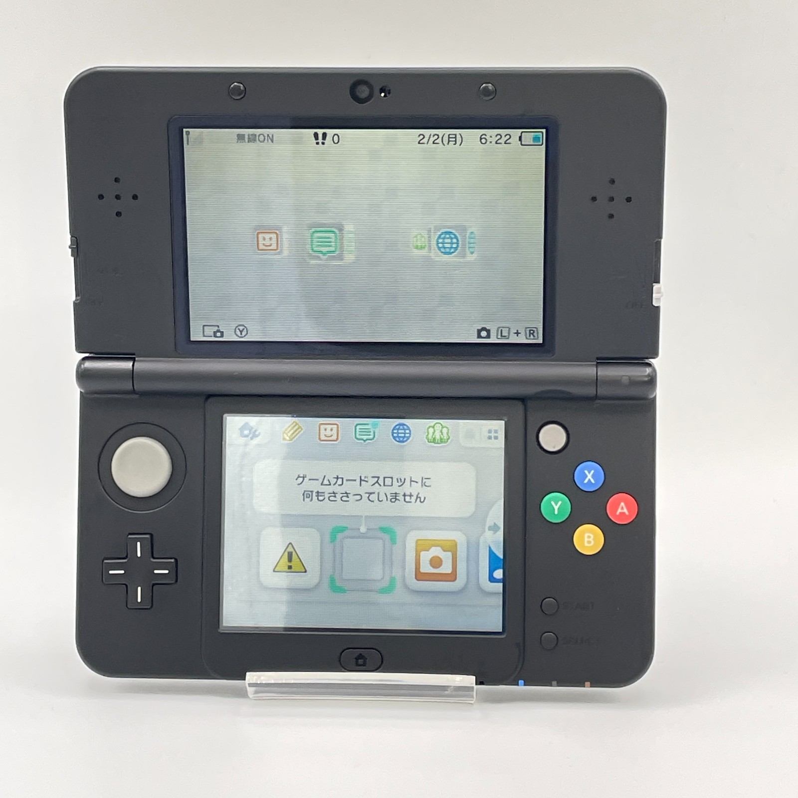 New Nintendo 3DS Black Console Stylus NTSC-J (Japan) Good condition USED