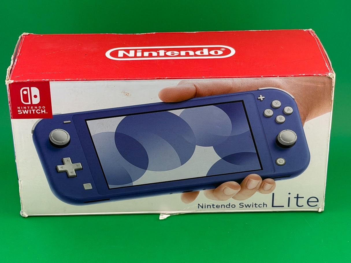 Nintendo Switch Lite Blue 32GB Handheld Console Complete CIB