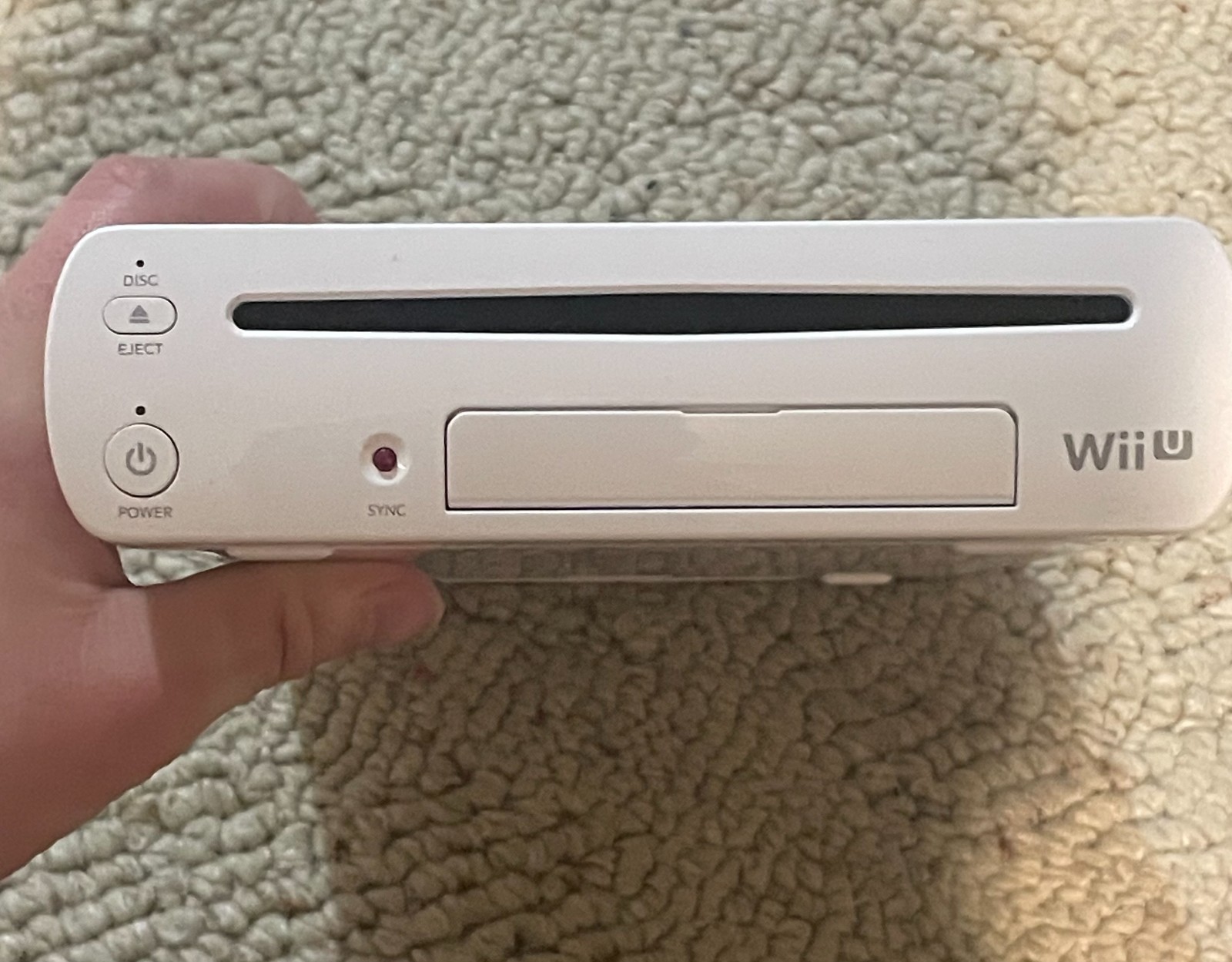 Nintendo Wii U Home Console White 8GB Bundle w/SD Card *Tested*