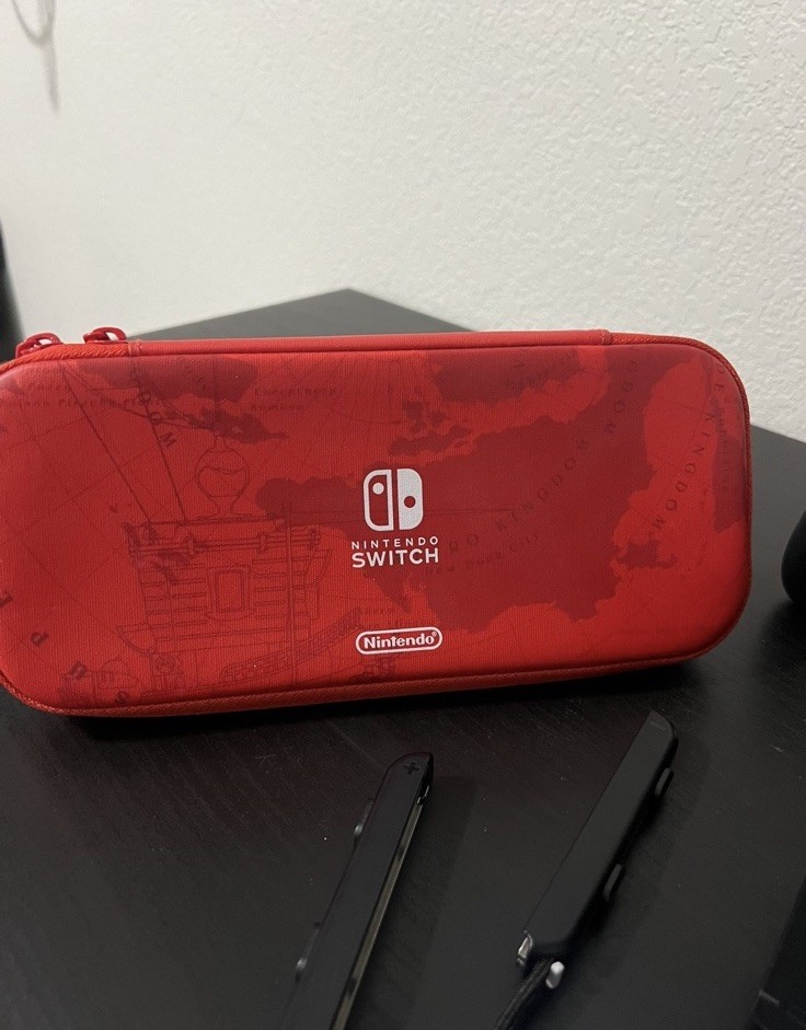 Nintendo Switch Console Black/Red/Gray with Joy-Con Controllers, Dock, Cases