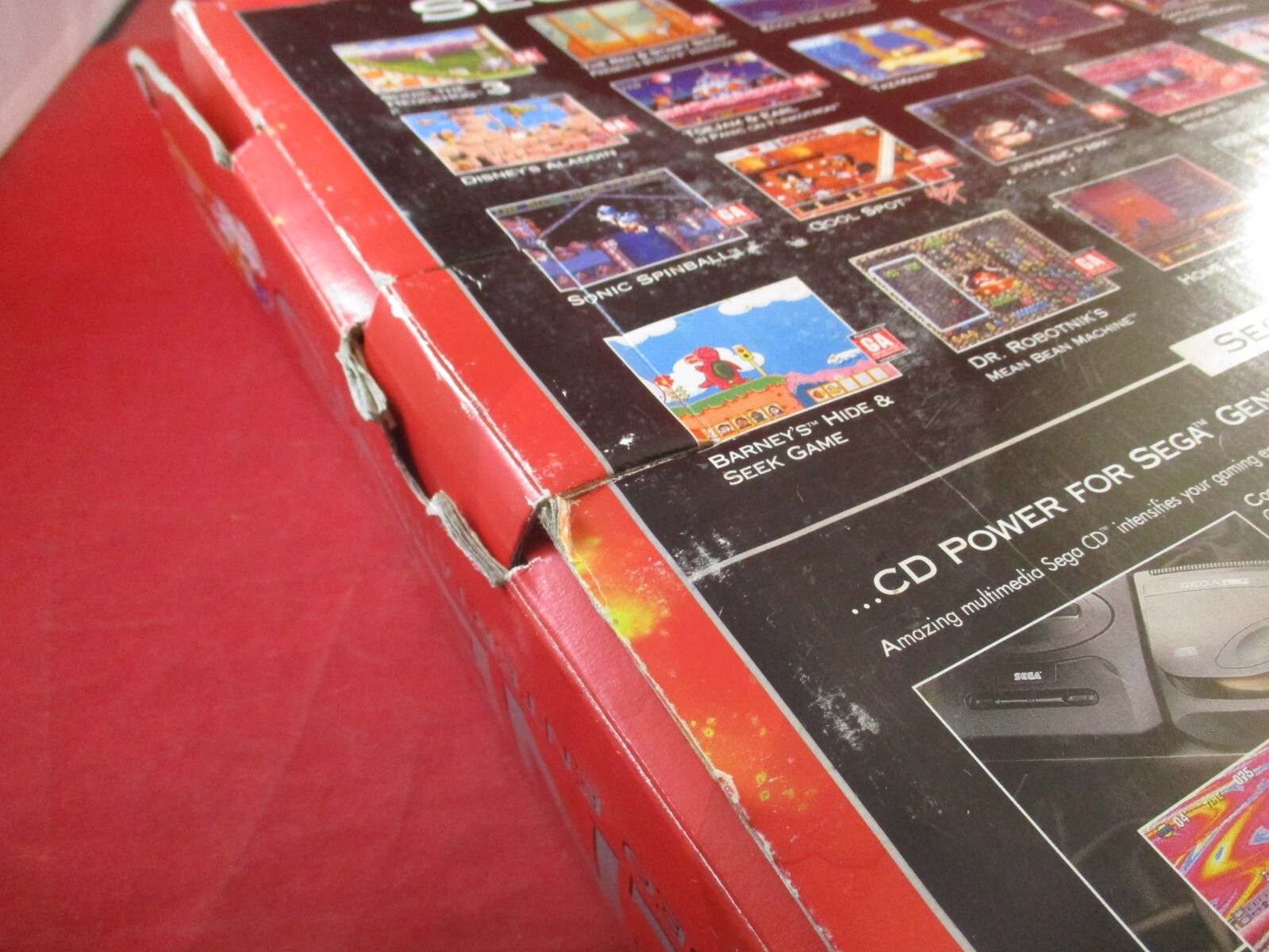 Sega Genesis Model 2 Console Box Controller Cord Sonic Hedgehog 2 System Manual