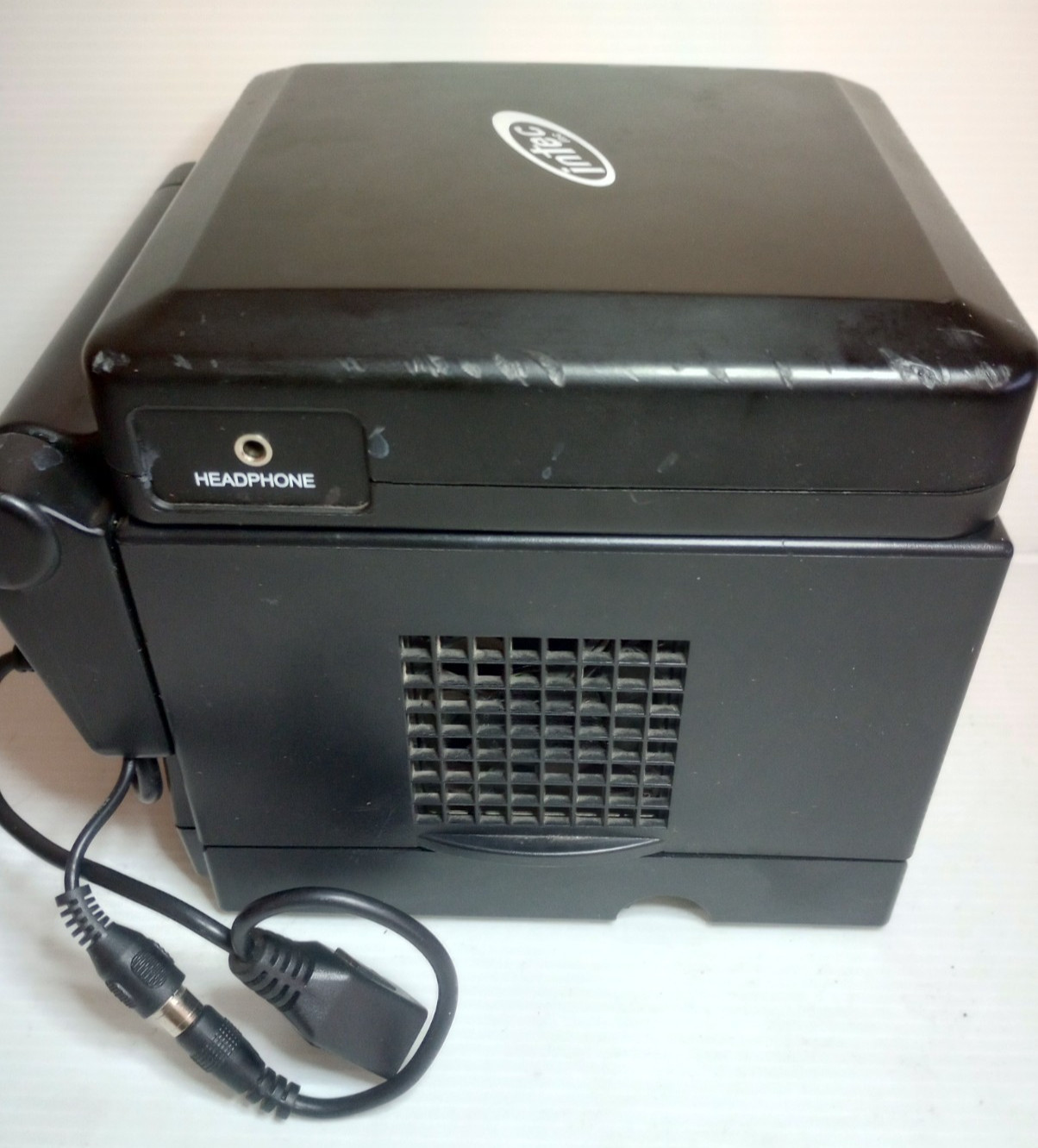 Black Nintendo GameCube Console + Intec Black Portable LCD Screen Attached