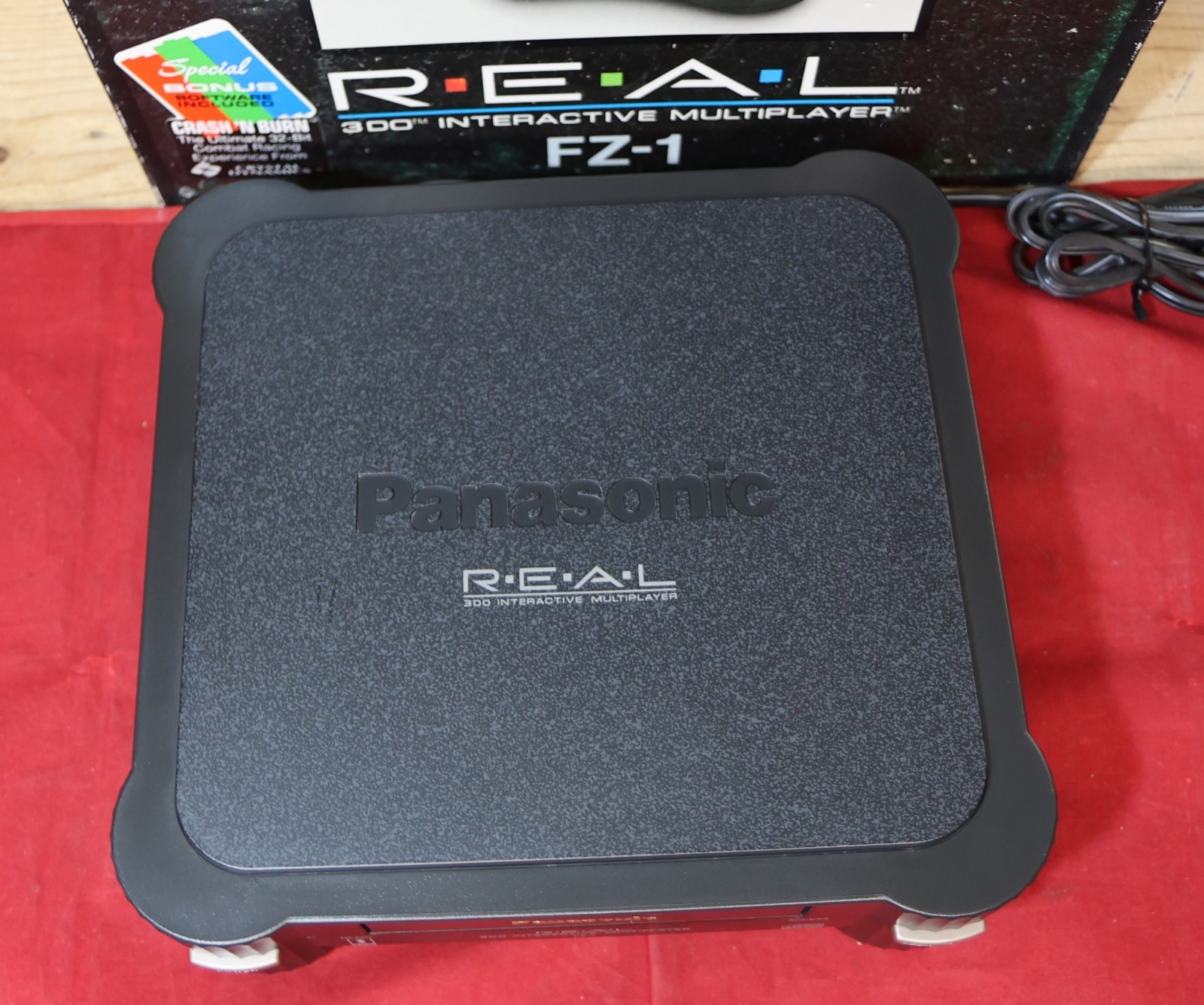 Panasonic FZ-1 REAL 3DO Console – Black 🌟 [Console, Controller, Box] TESTED ✅
