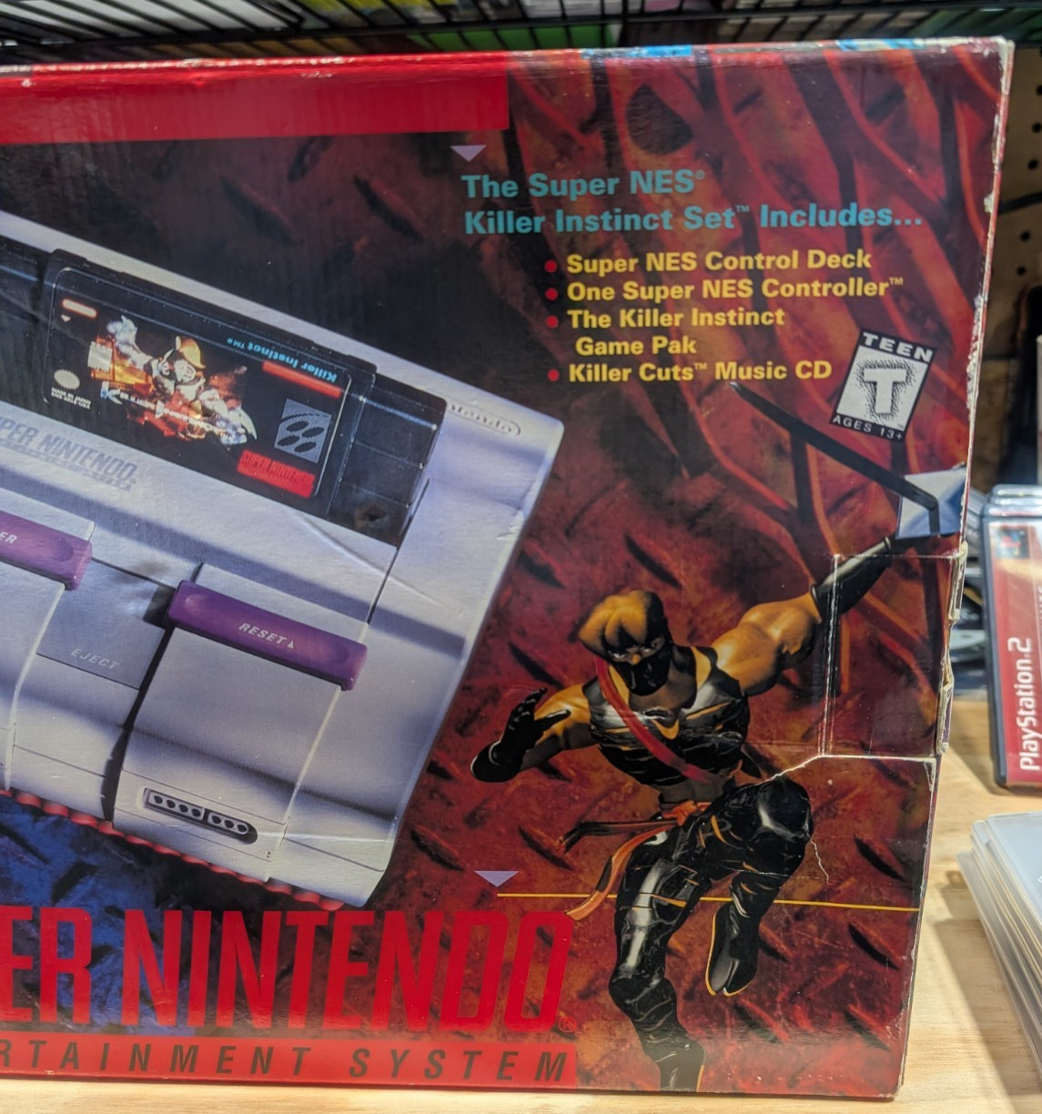 Super Nintendo (SNES) Killer Instinct Console Set – CIB IN BOX Matching Serial