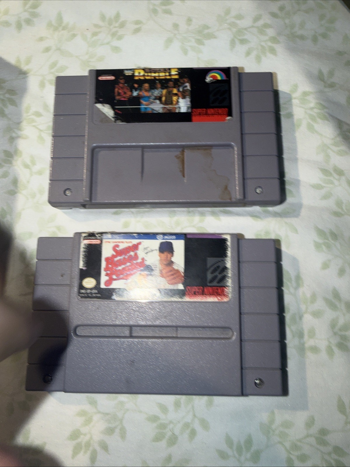 Nintendo SNES Console Clean Gray SNS-001 Tested + Power Cord & HDMI Adapter