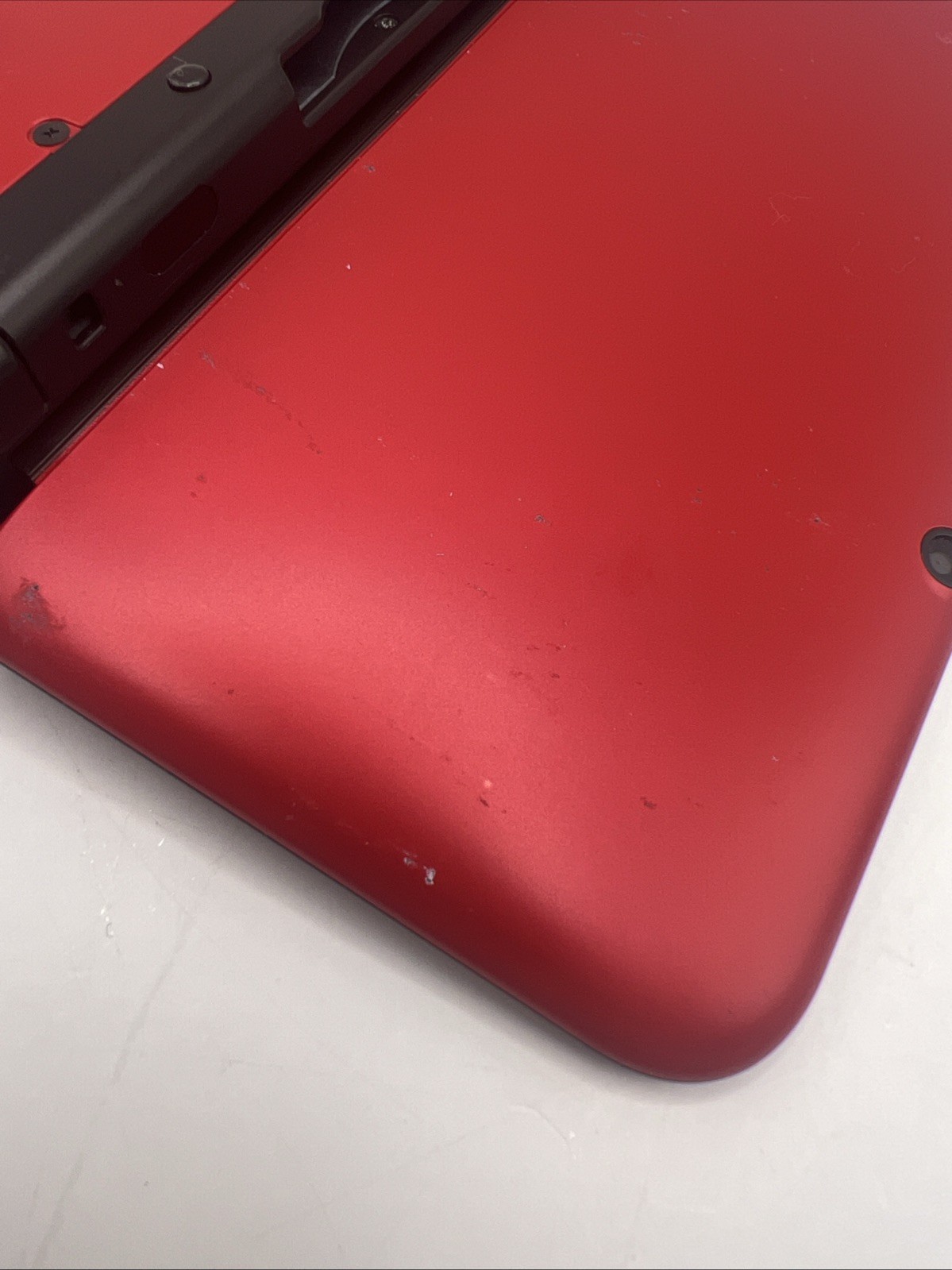 Nintendo 3DS XL Black and Red with Charger Tested Working SEE DESCRIPTION