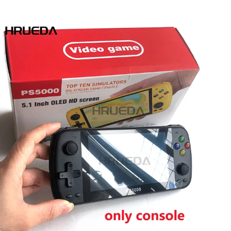 PS5000 Portable Handheld Game Console for PS1/MAME/MD/NES/SNES Video Gaming Port