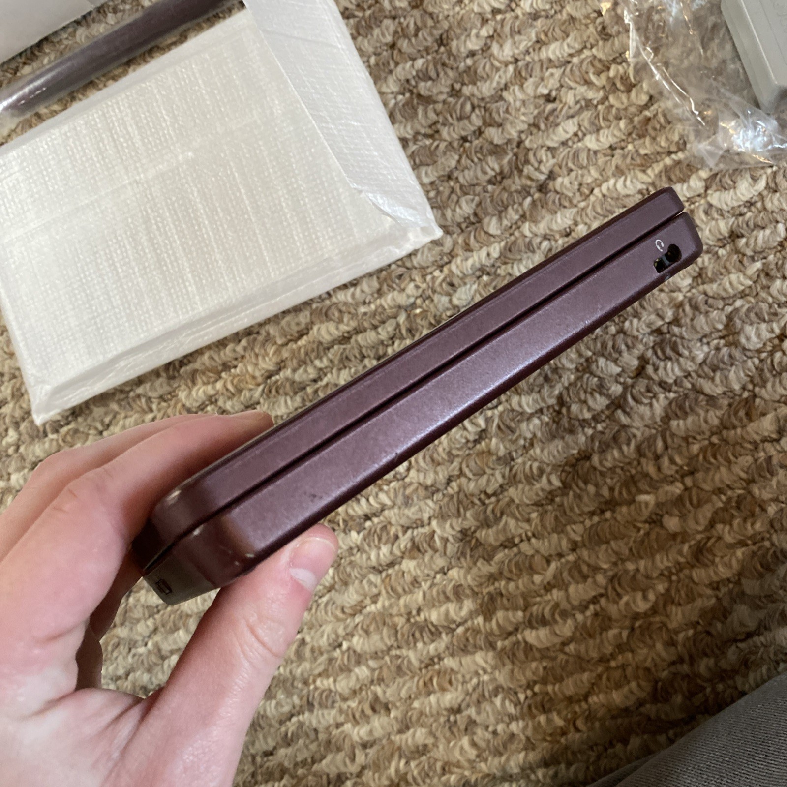 Nintendo DSi XL Burgundy Complete In Box CIB, ! Stylus, Manual!