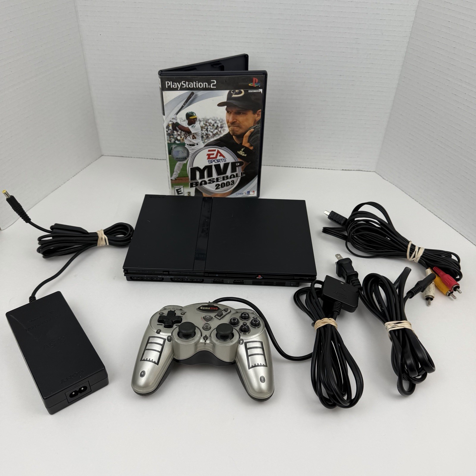 Sony PlayStation 2 Slim SCPH-70012 Black Console Tested & Working