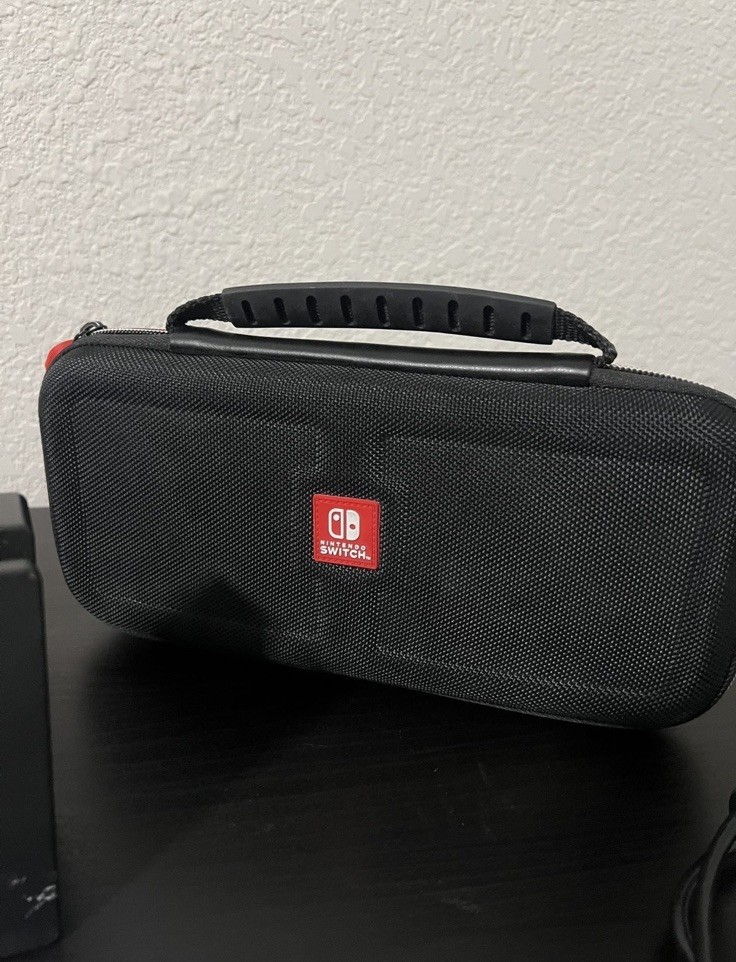 Nintendo Switch Console Black/Red/Gray with Joy-Con Controllers, Dock, Cases