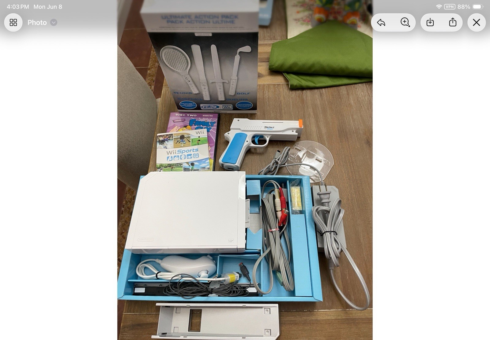 Nintendo Wii White Console RVL-001 USA