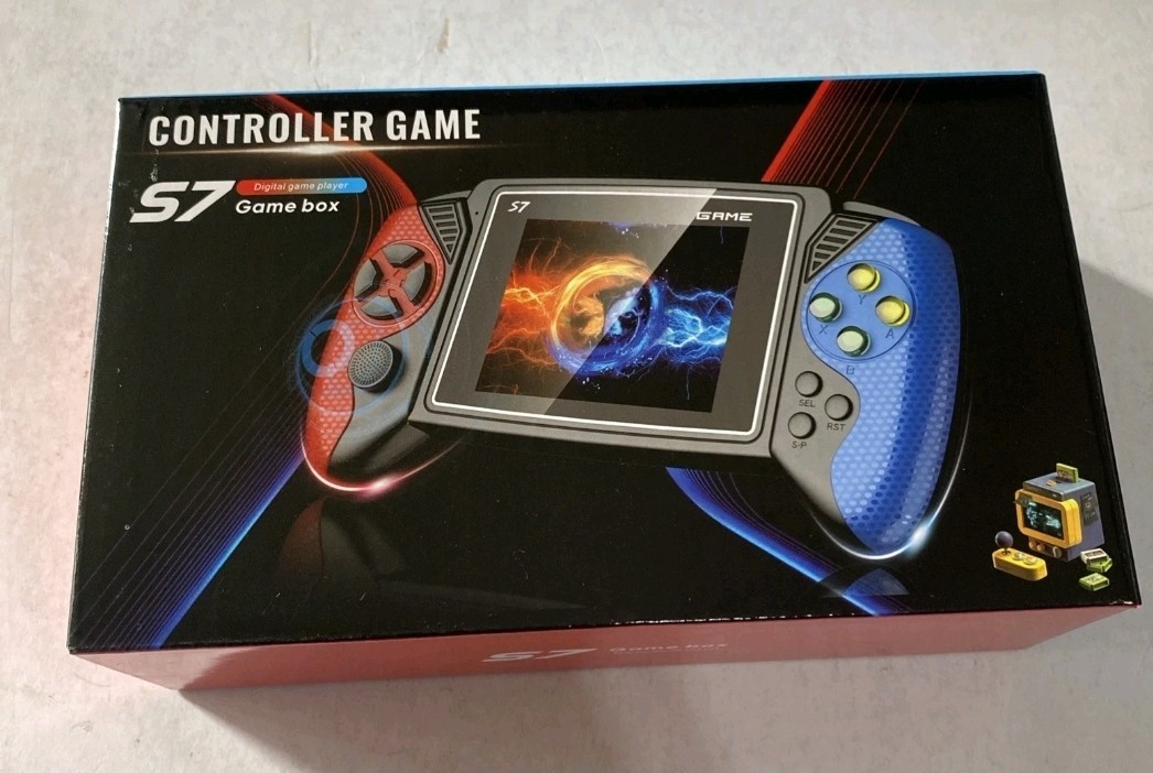 Controller Game S7 Game Box 5.7 inch Display Screen with TV Connect Black White