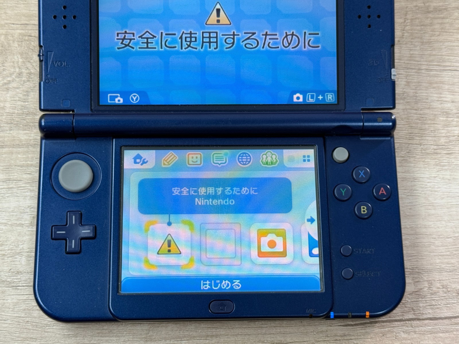 Nintendo New 3DS XL Metallic Blue Console Tested Japan ver D8106