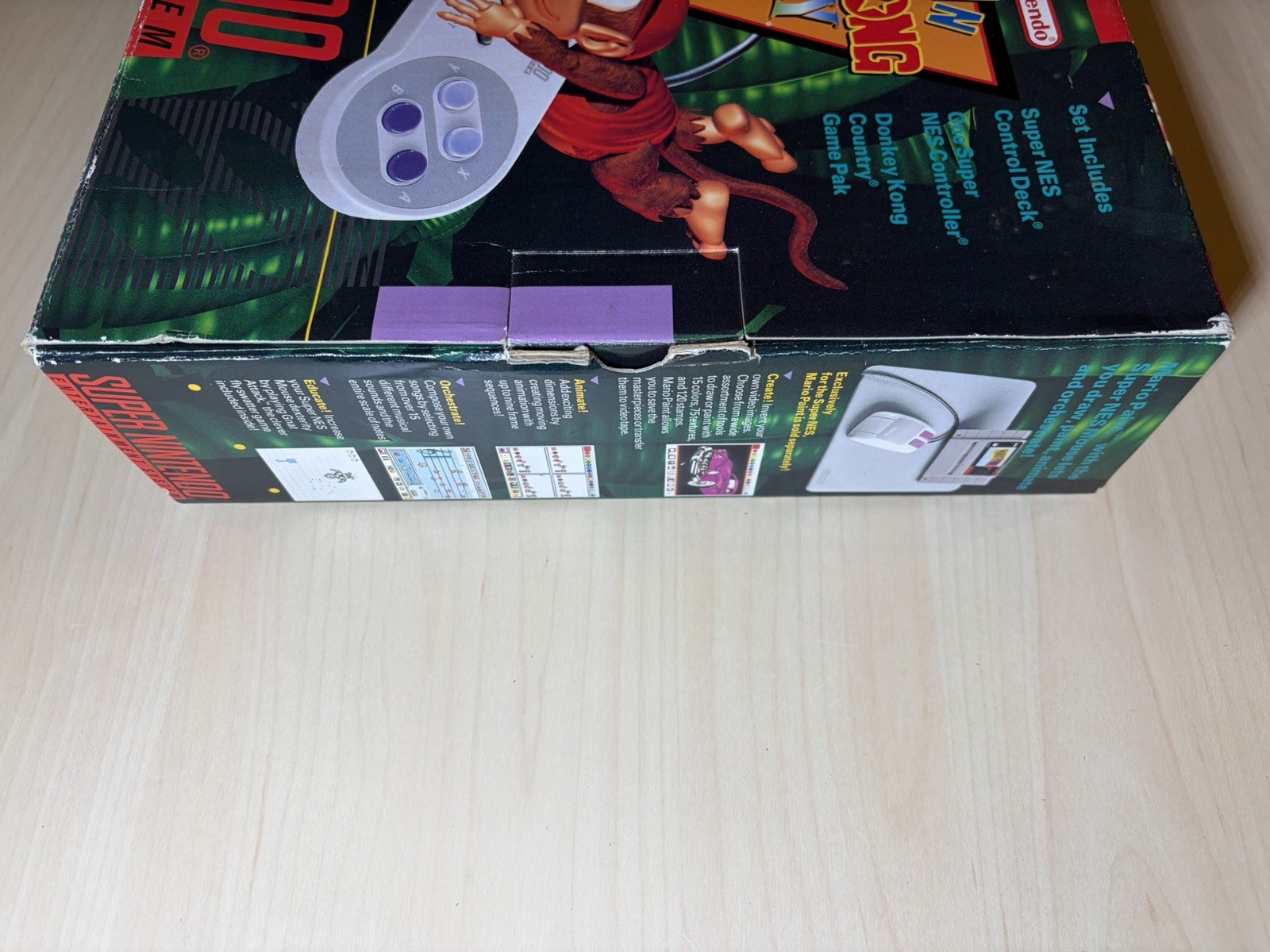 Super Nintendo SNES System Donkey Kong Country Complete – Mint Condition