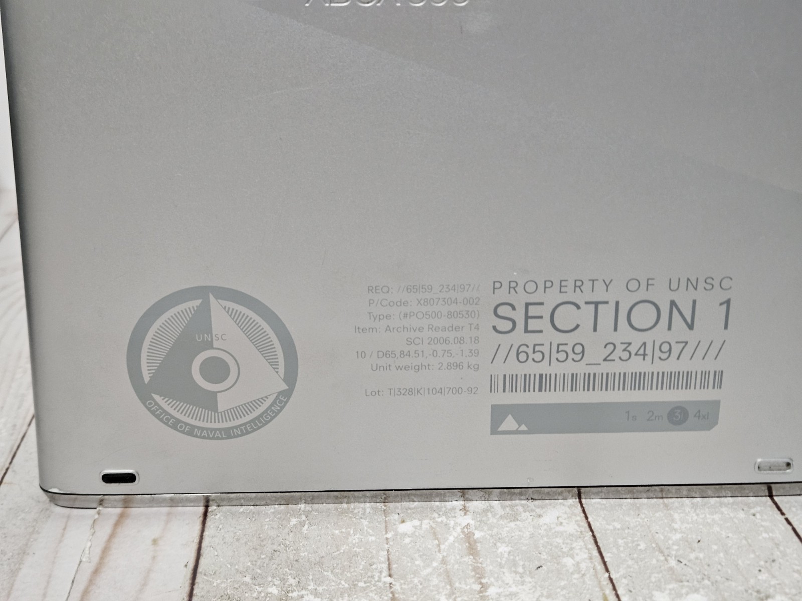 Microsoft Xbox 360 Slim Halo Reach Limited Edition Console Only Tested 250GB