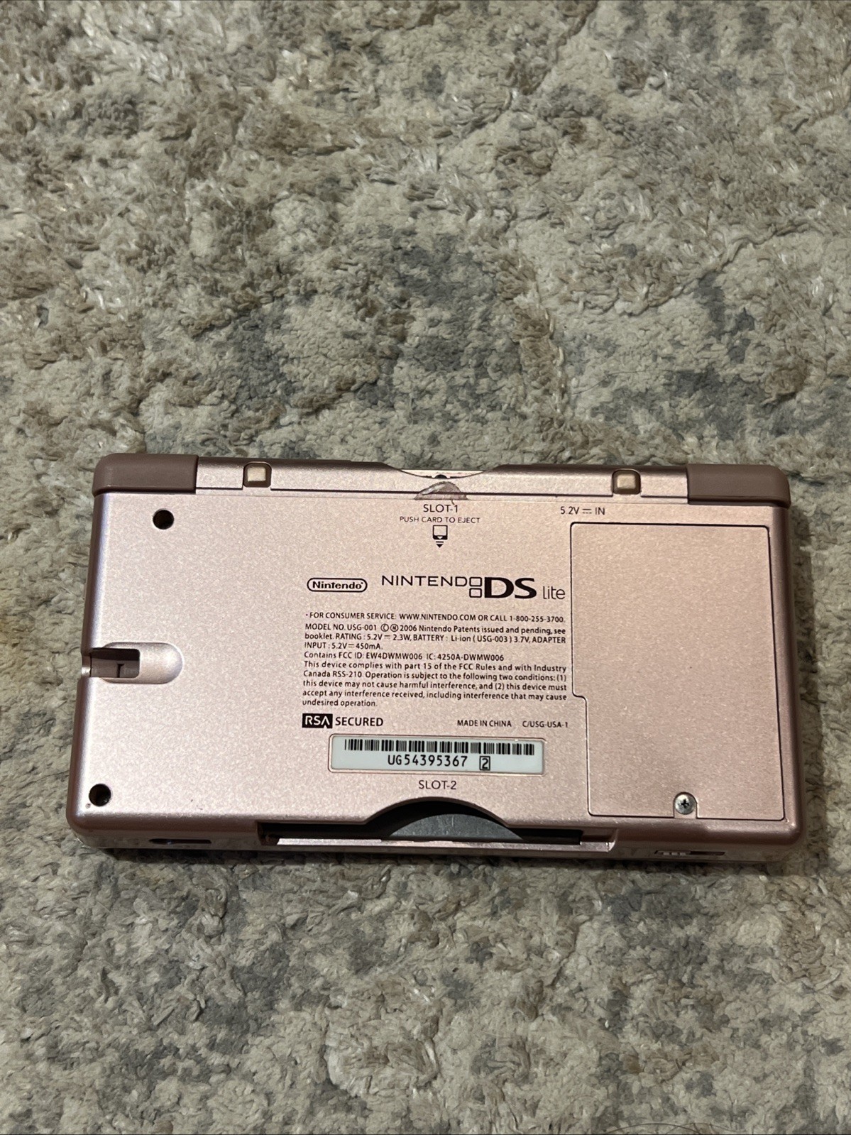 Nintendo DS Lite Pink Handheld Console Tested