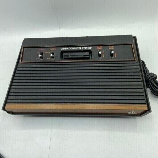 ATARI 2600 Video Game Sears Video Arcade System w/ 4 Switch In Box + Manual.