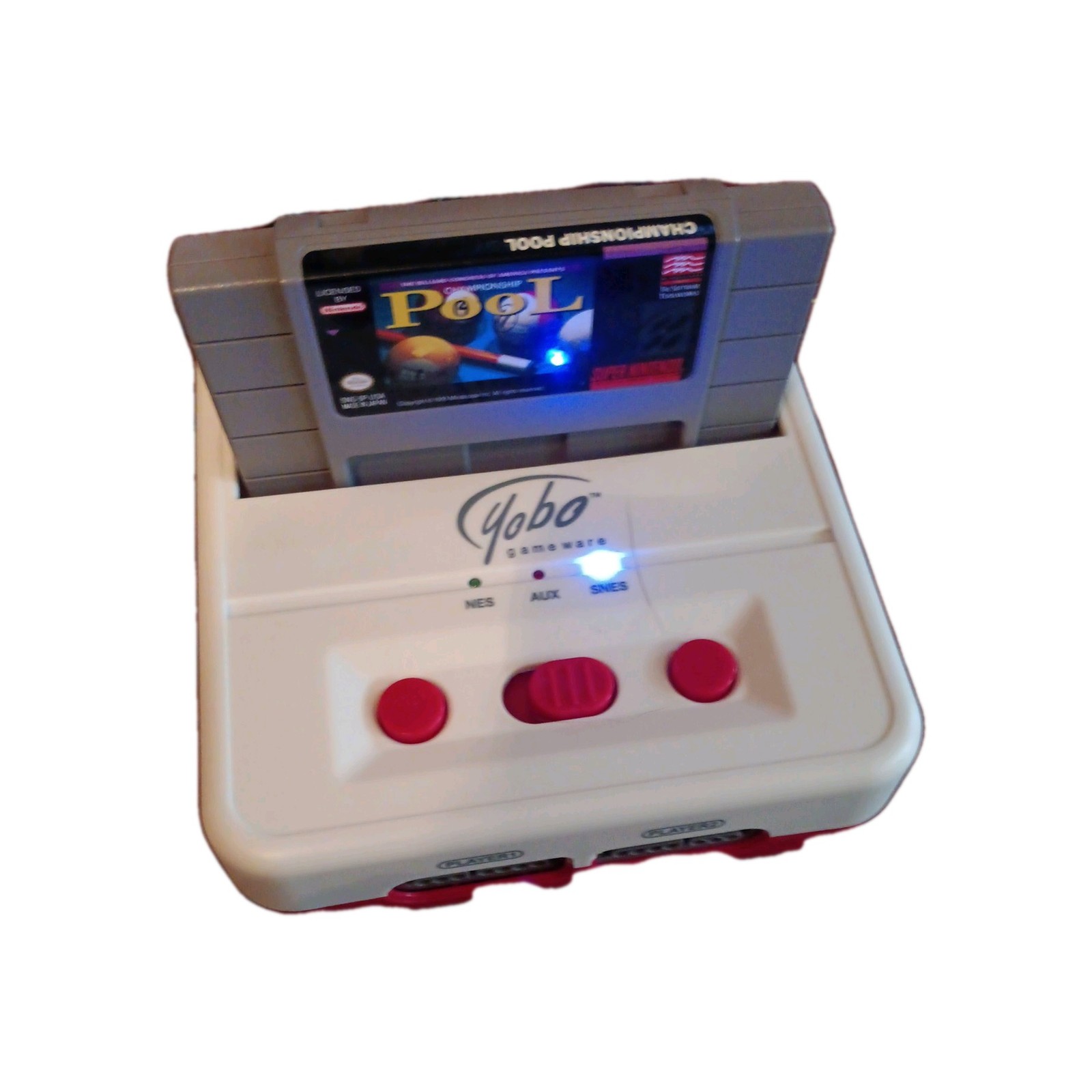 YOBO FC2 SLIM 2 in 1 Gaming System. Plays Nintendo NES and SNES cartridges