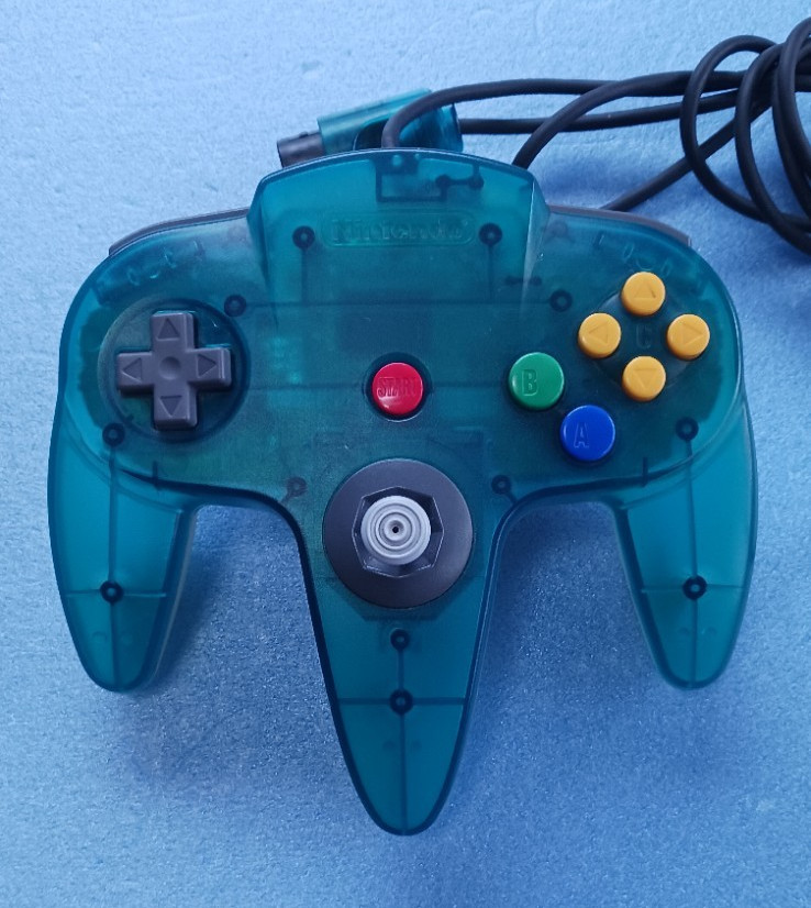 Nintendo 64 Console NUS-001 (JPN) Clear Blue Bundle Inconsistent Function