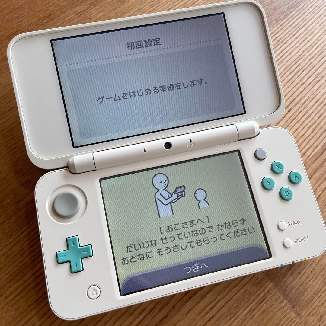 New Nintendo 2DS XL LL Animal Crossing Console Doubutsu No Mori Japanese ver