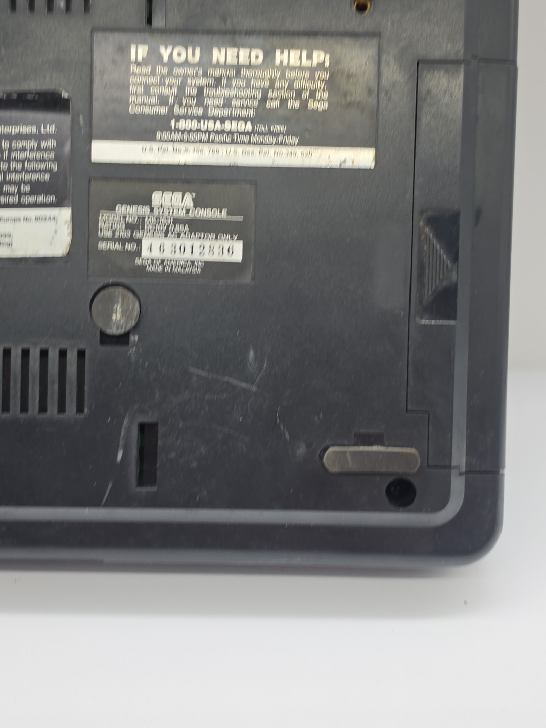 Sega MK-1631 Genesis Console Gaming System Only Tested