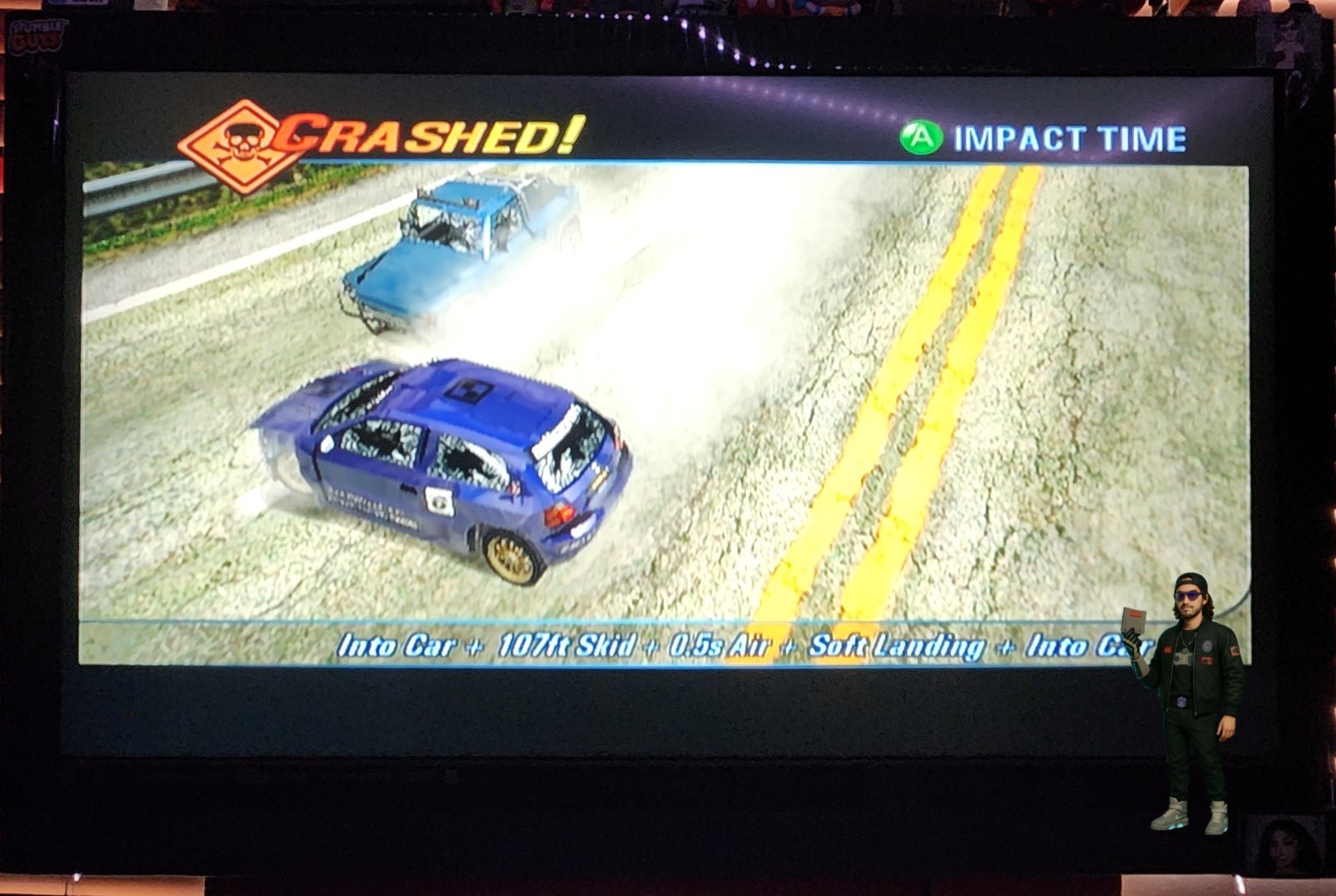 Original Xbox Console Tested DVD Logitech Wireless Adapter Controller Burnout 3