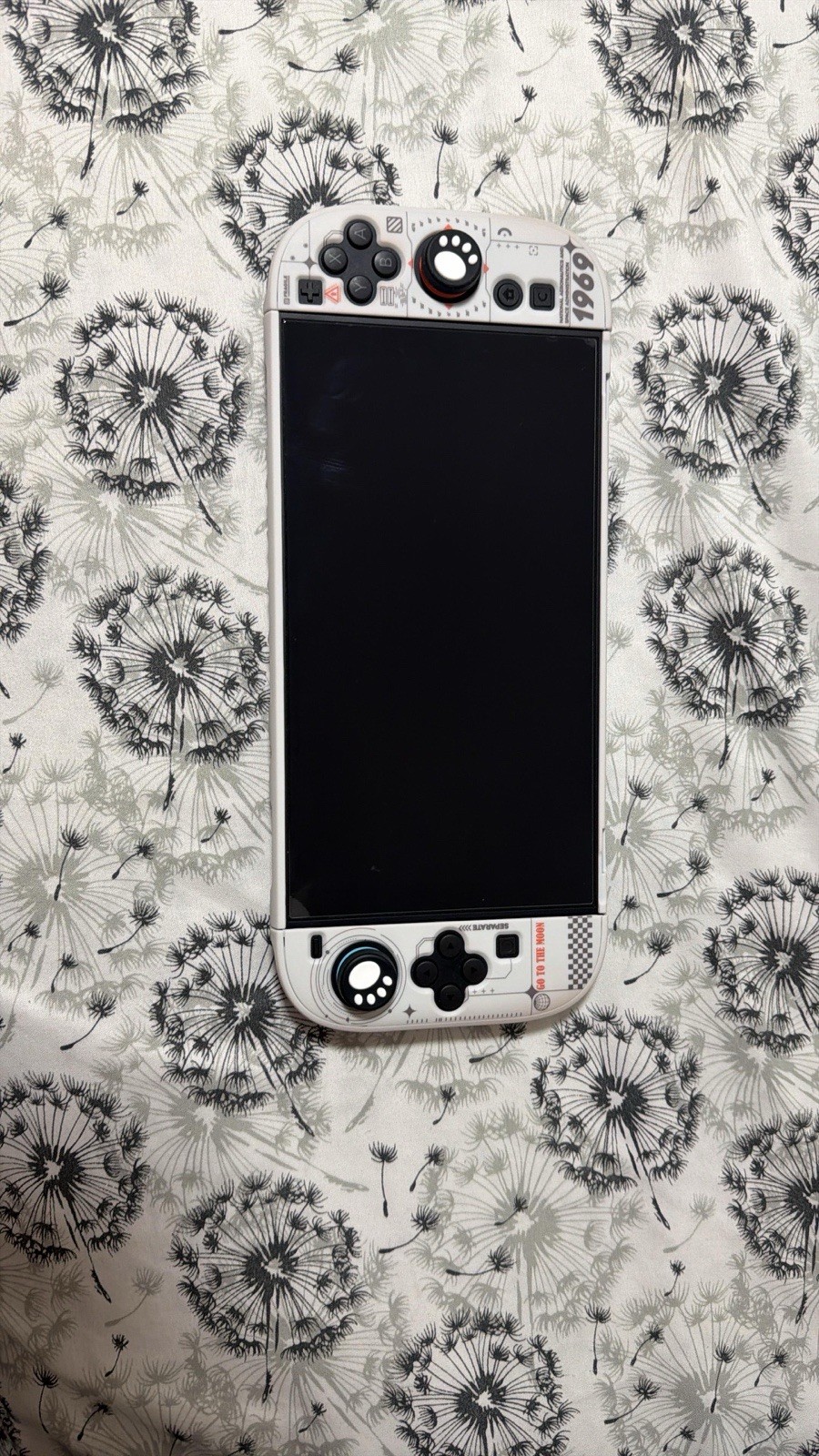 Nintendo Switch Lite Apollo Program Themed Handheld System White Black Gray