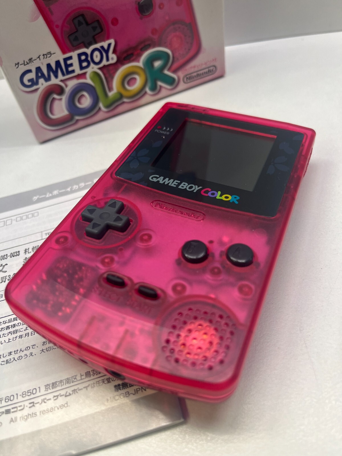 NINTENDO GAMEBOY COLOR SAKURA WARS LIMITED EDITION NTSC-J REGION FREE CONSOLE